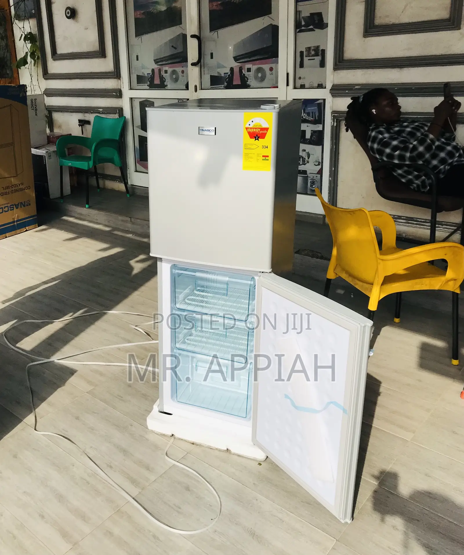 Brand New Nasco Nasd2-18fl 2 Door Fridge(136ltr).