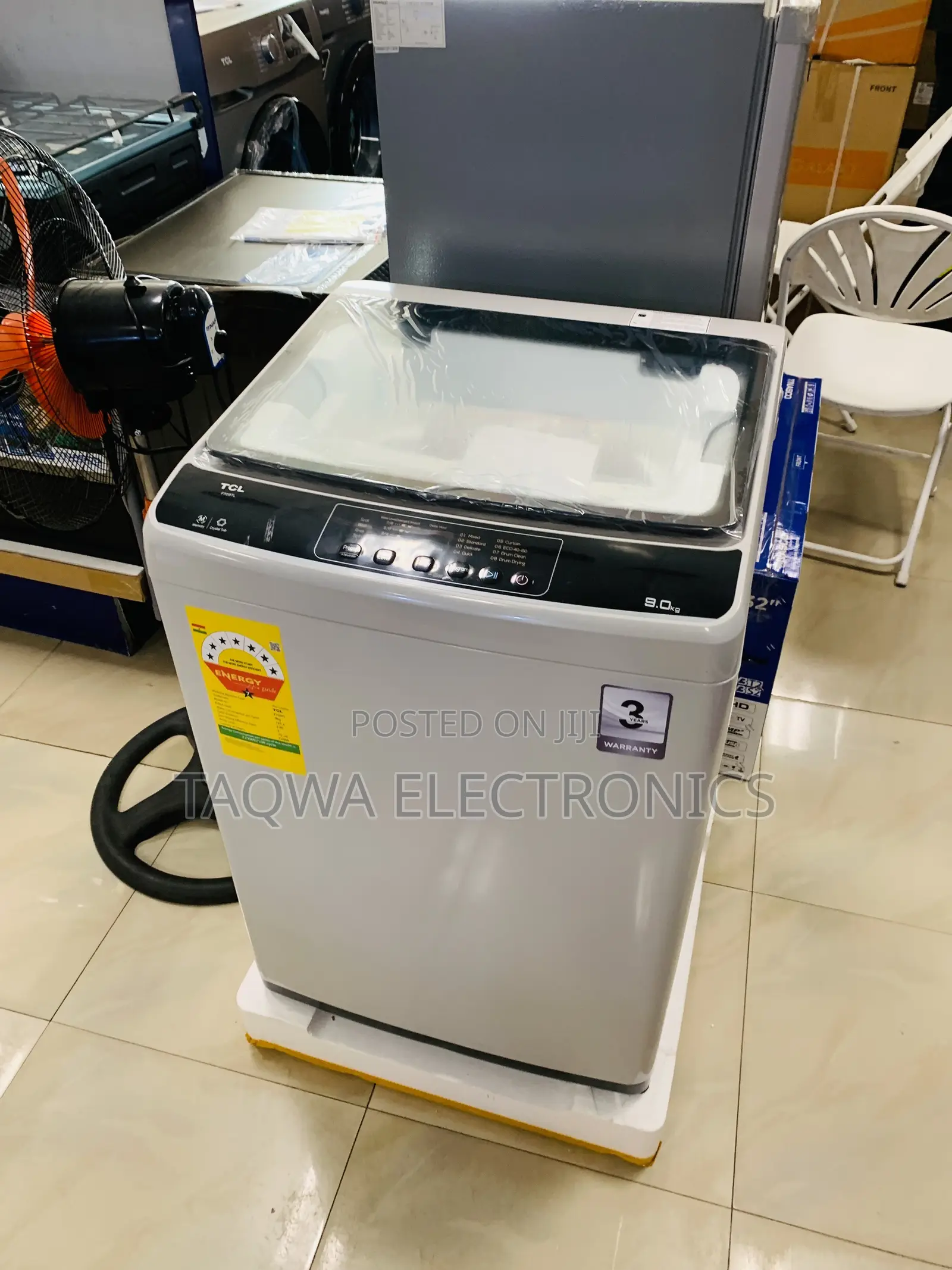Smart Washing TCL 9kg Top Load