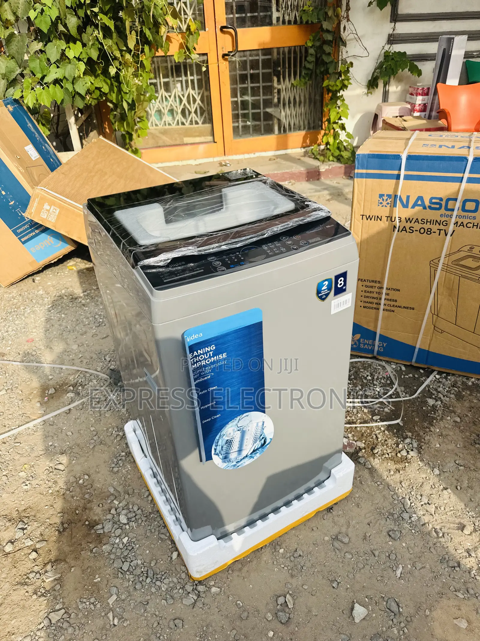Get a New Slim Design Washer 8kg Topload Midea 