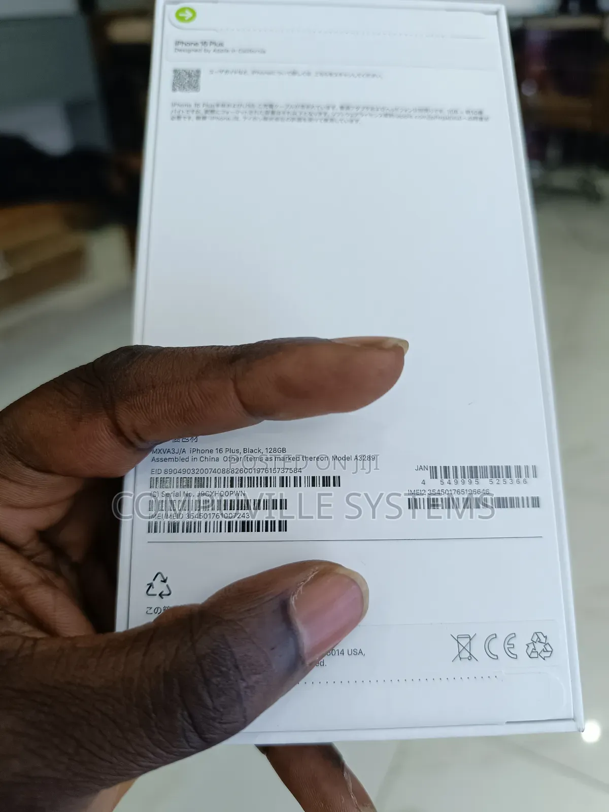 New Apple iPhone 16 Plus 128 GB Black