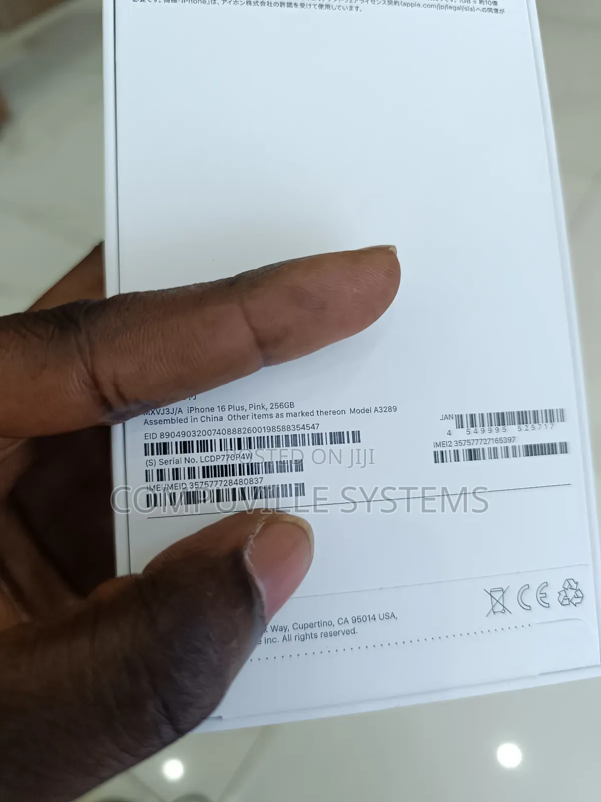 New Apple iPhone 16 Plus 256 GB Pink