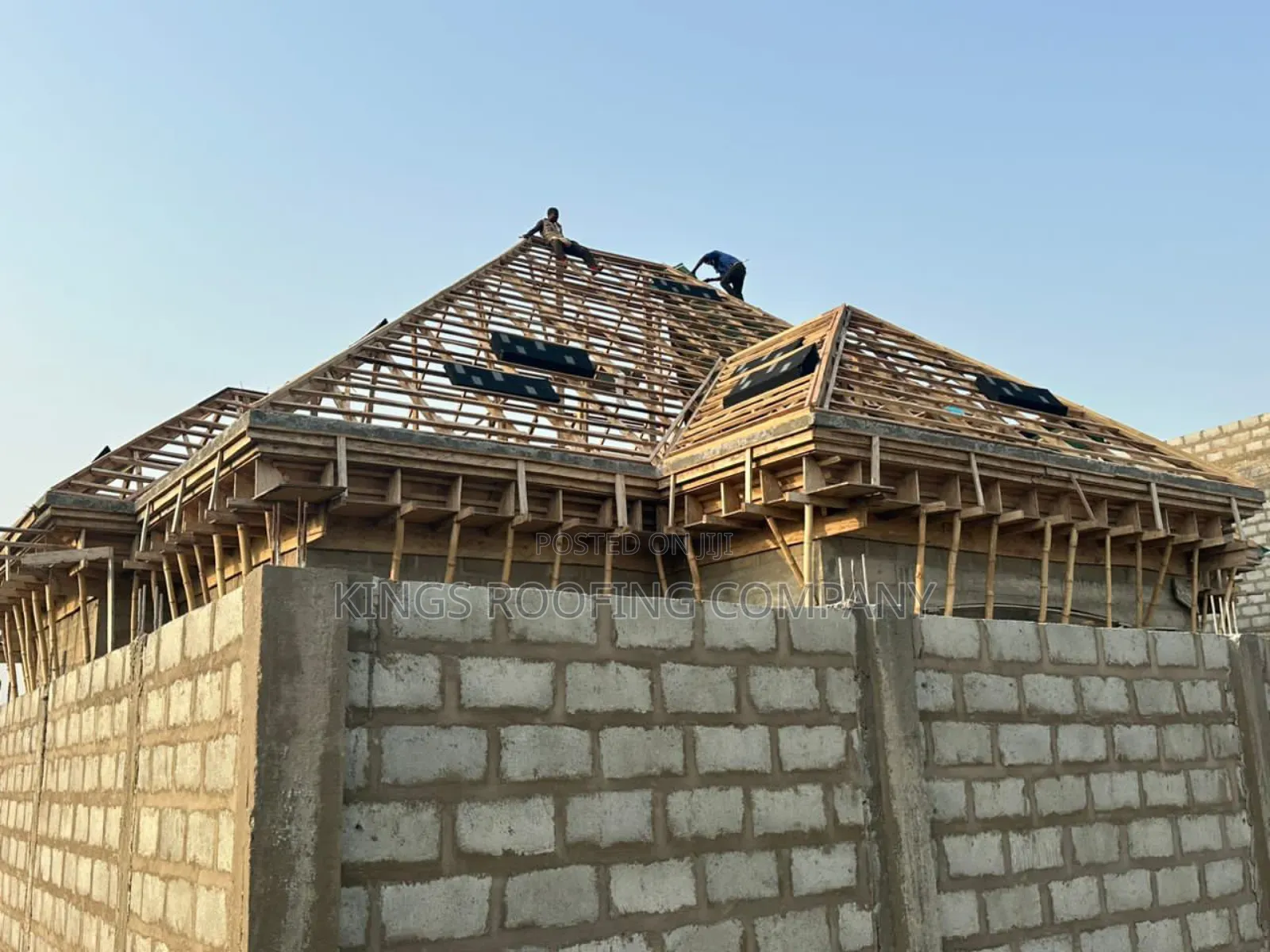 Wood Work Structure in Dawhenya