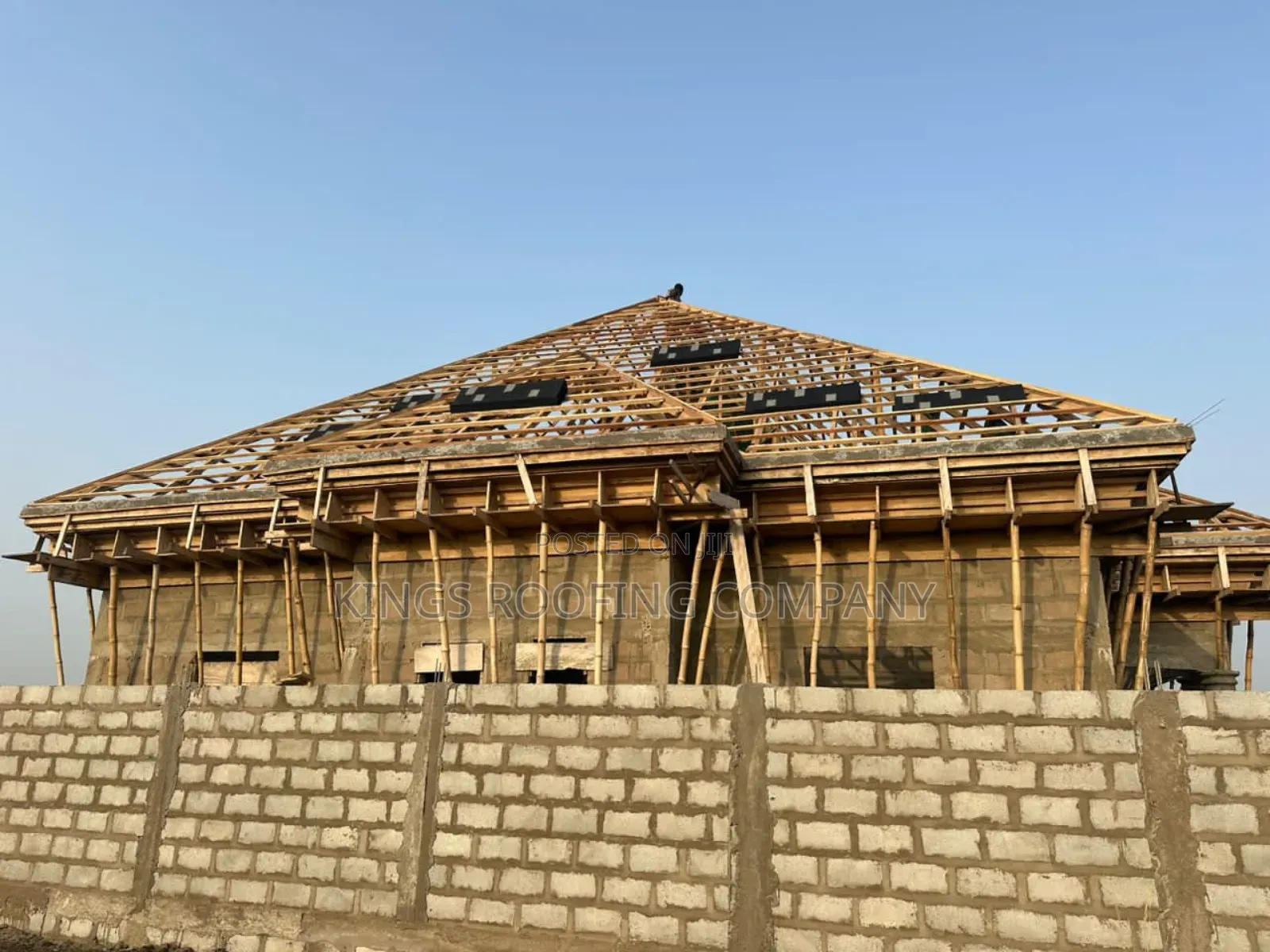 Wood Work Structure in Dawhenya