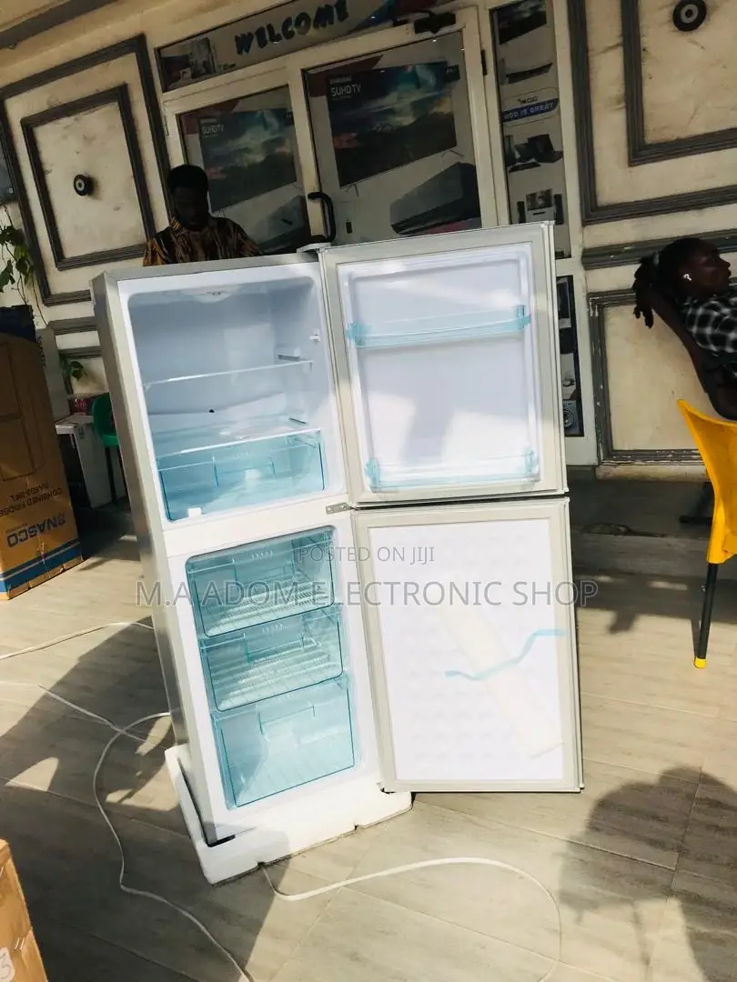 Nasco Double Door Fridge 136 Litres