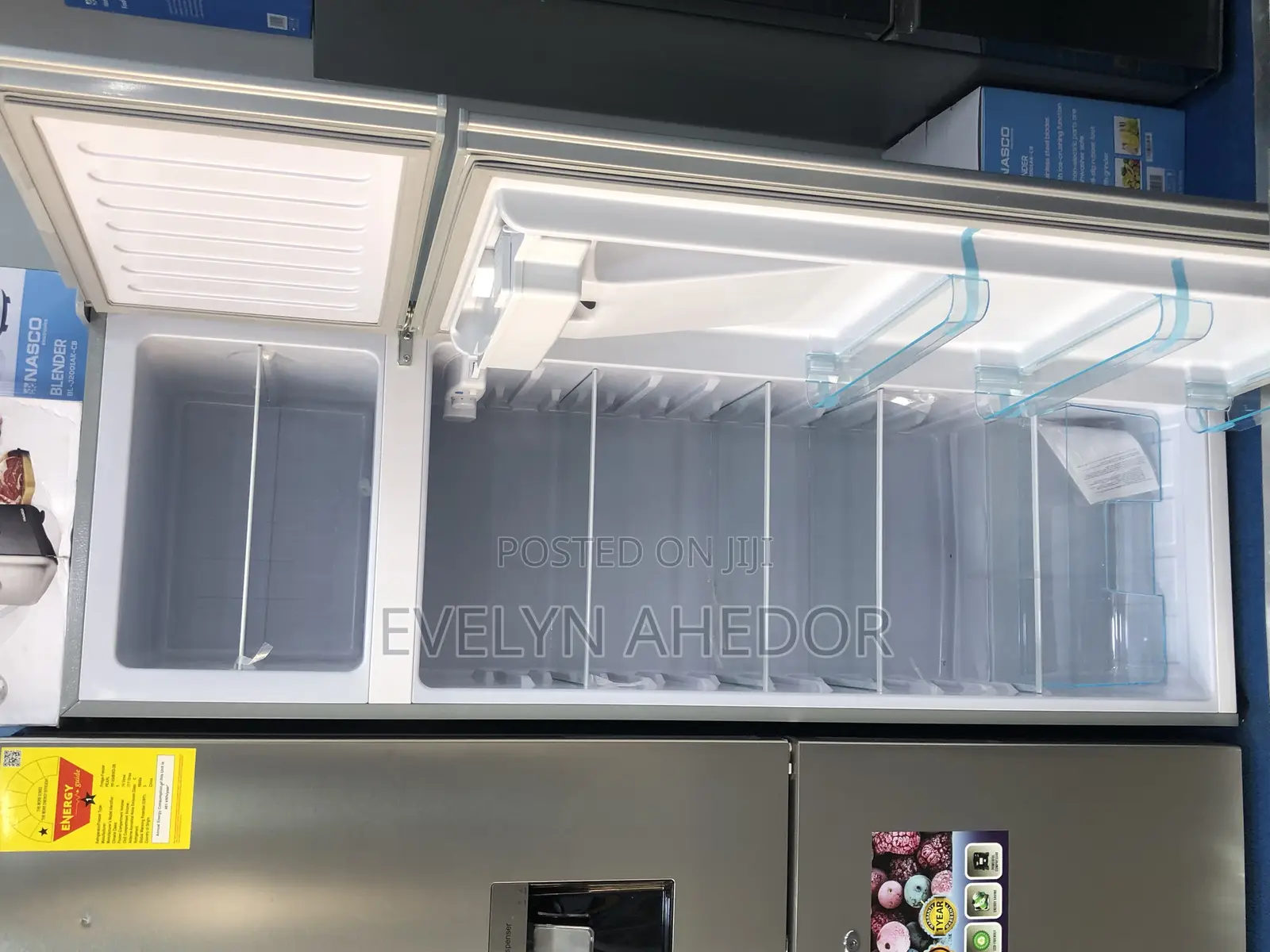 Quality Nasco Top Freezer Double Door Fridge 280 Liters