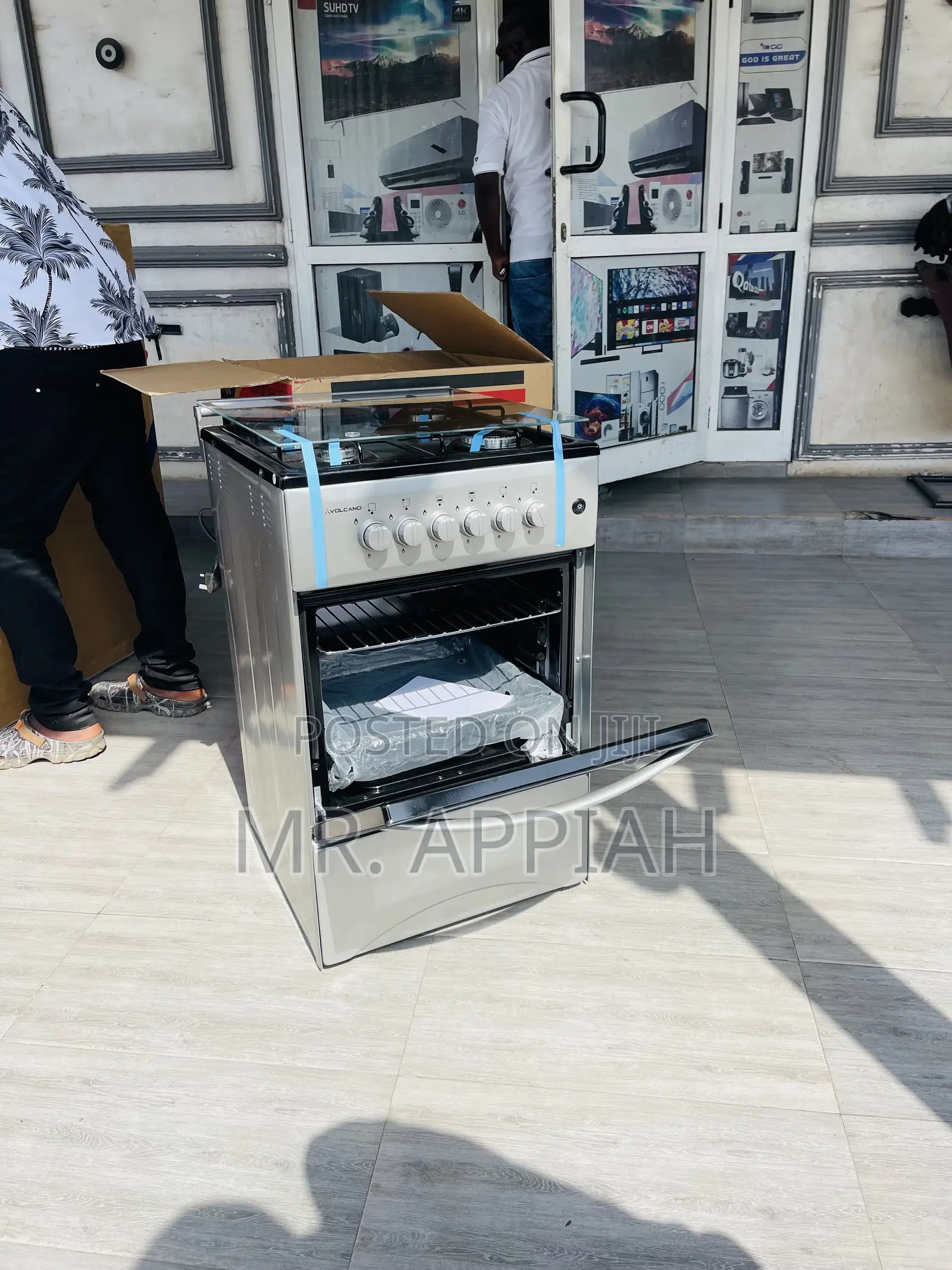 Choose Latest Volcano 50x50cm 4 Gas Burner(Silver).