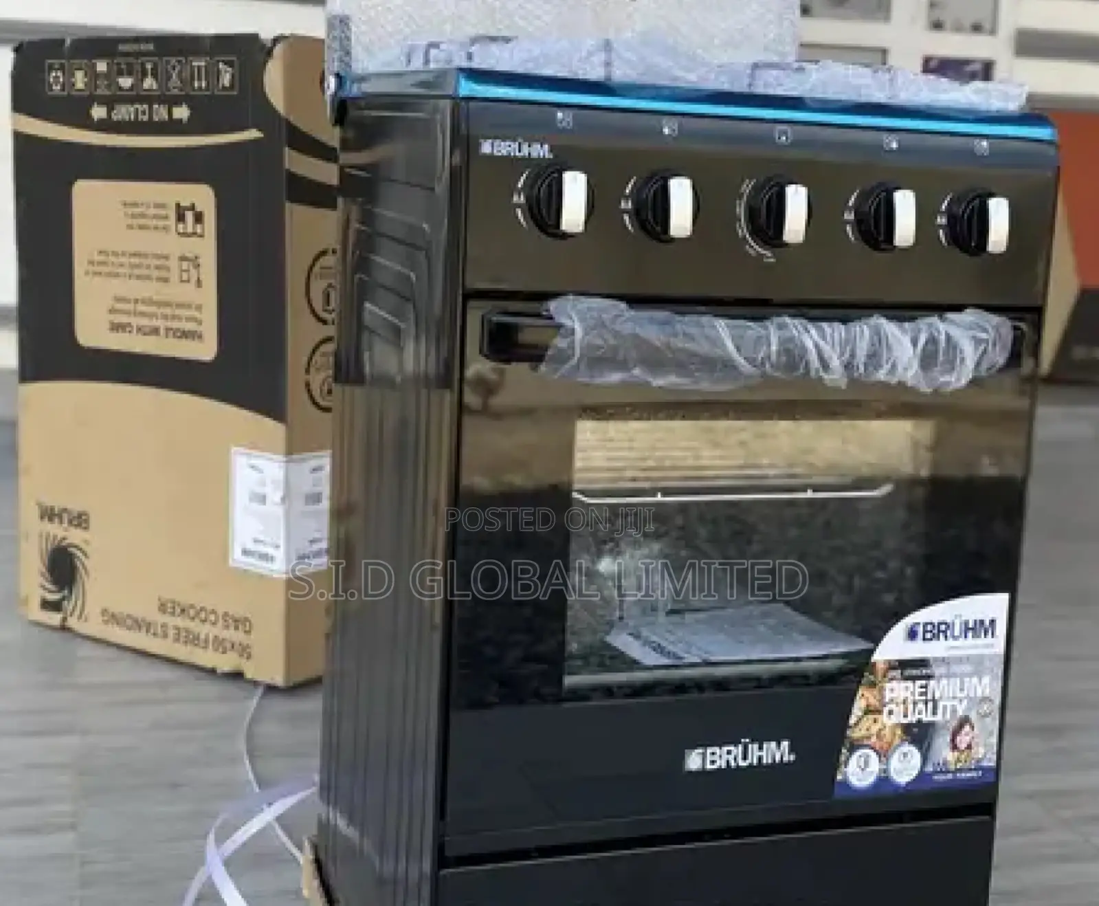 Unlock the Power of BRUHM GAS COOKER 4 BURNER (50 X50)CM