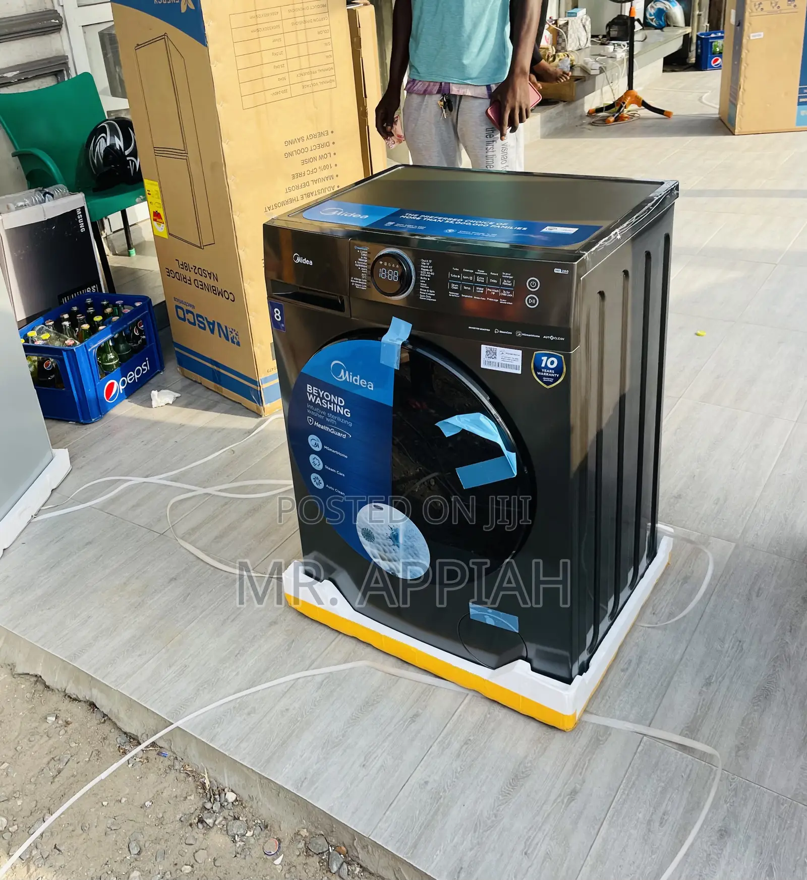 Original Midea MF-200W80WB/T 8kg Front LoadWashing Machine