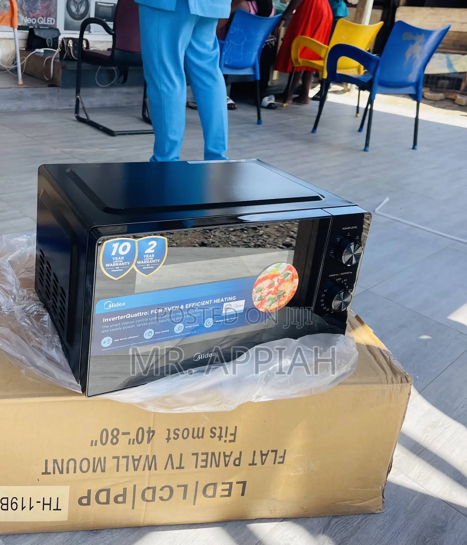 Fresh in Box Midea 20ltr Electric Microwave Oven(Black).