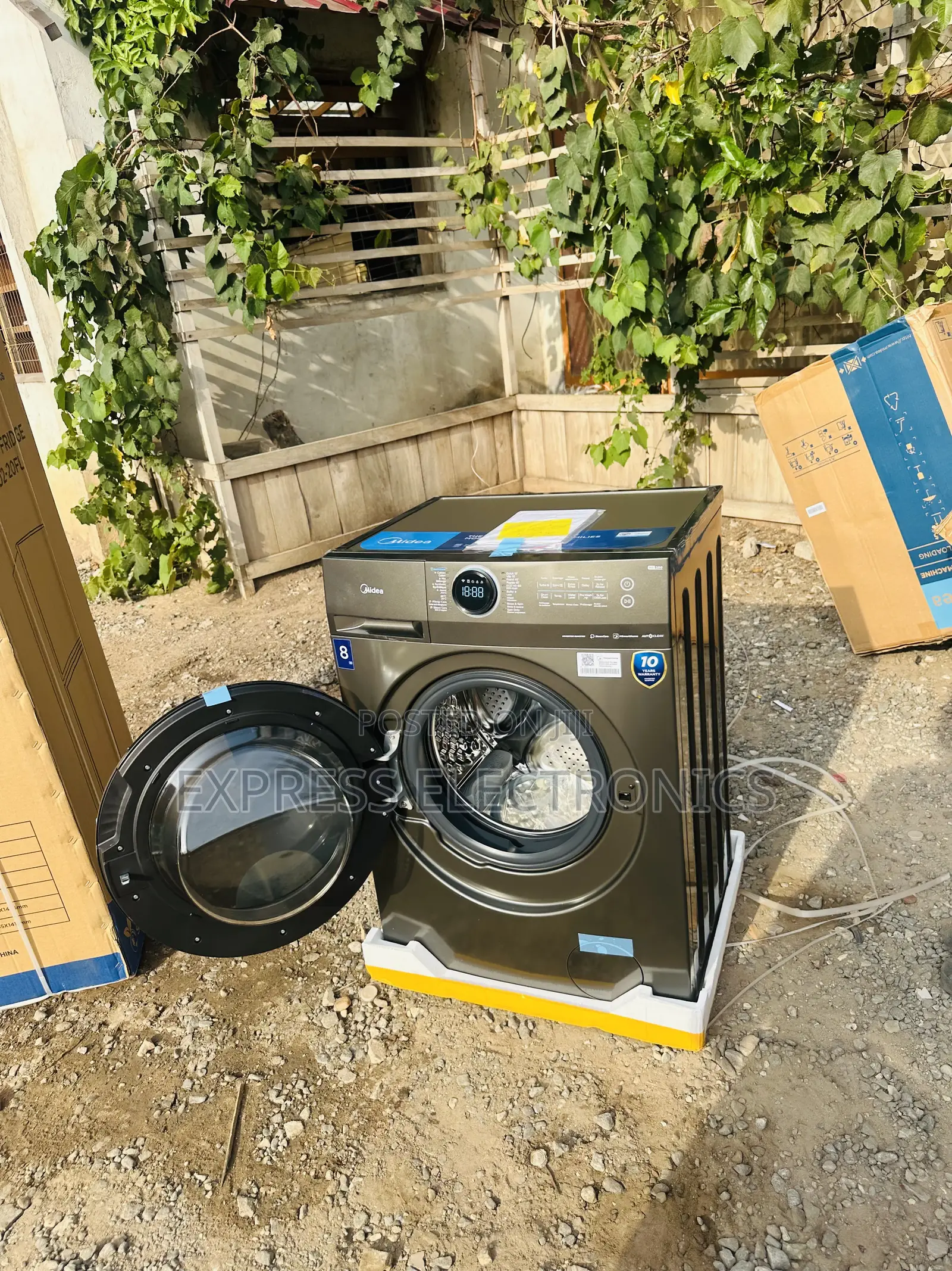Spin Dry Function MF-200W80WB/T 8kg Front Load Midea