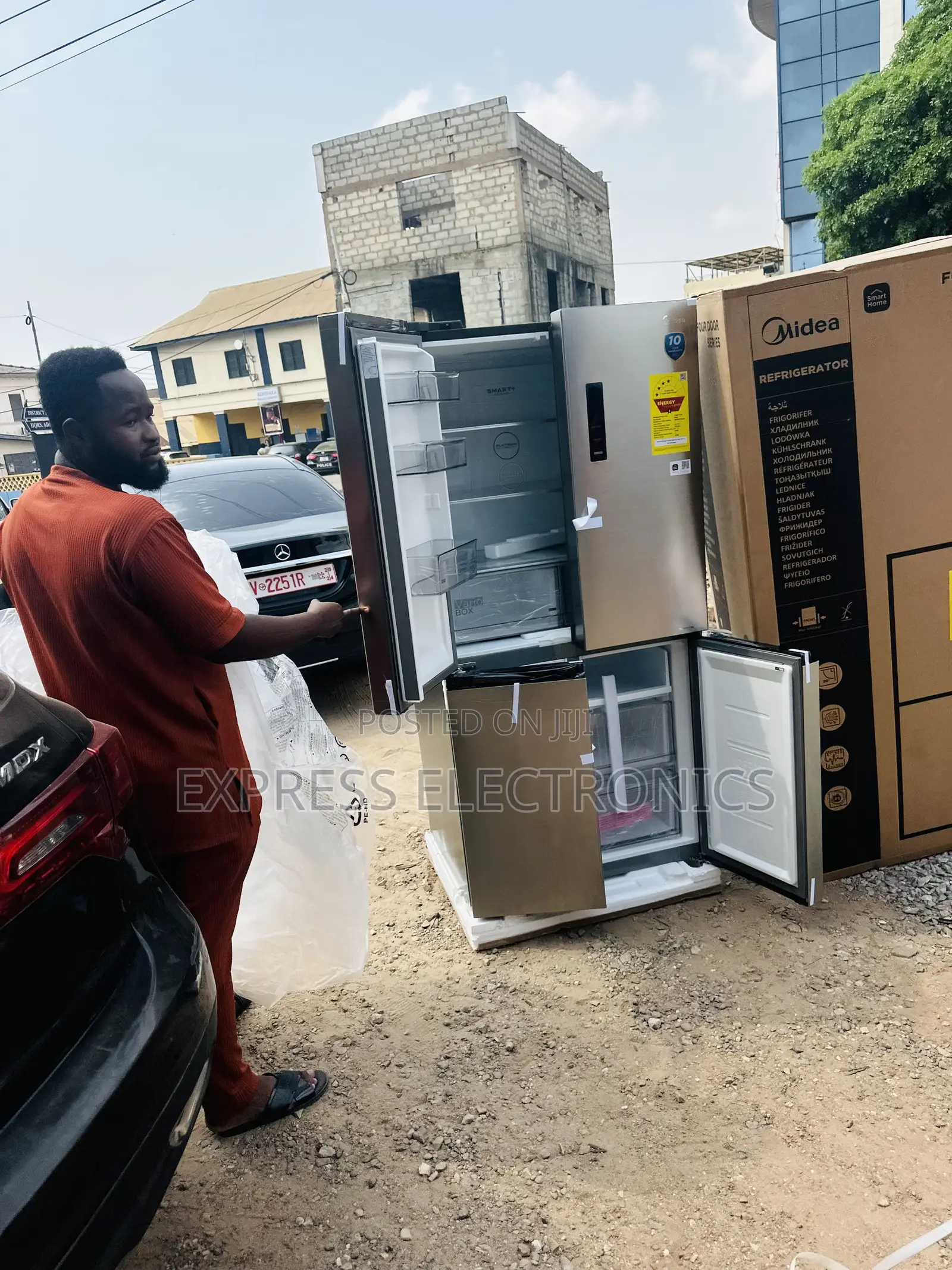 Grab Your Favorite  MDRF632FGN46D Midea Fridge