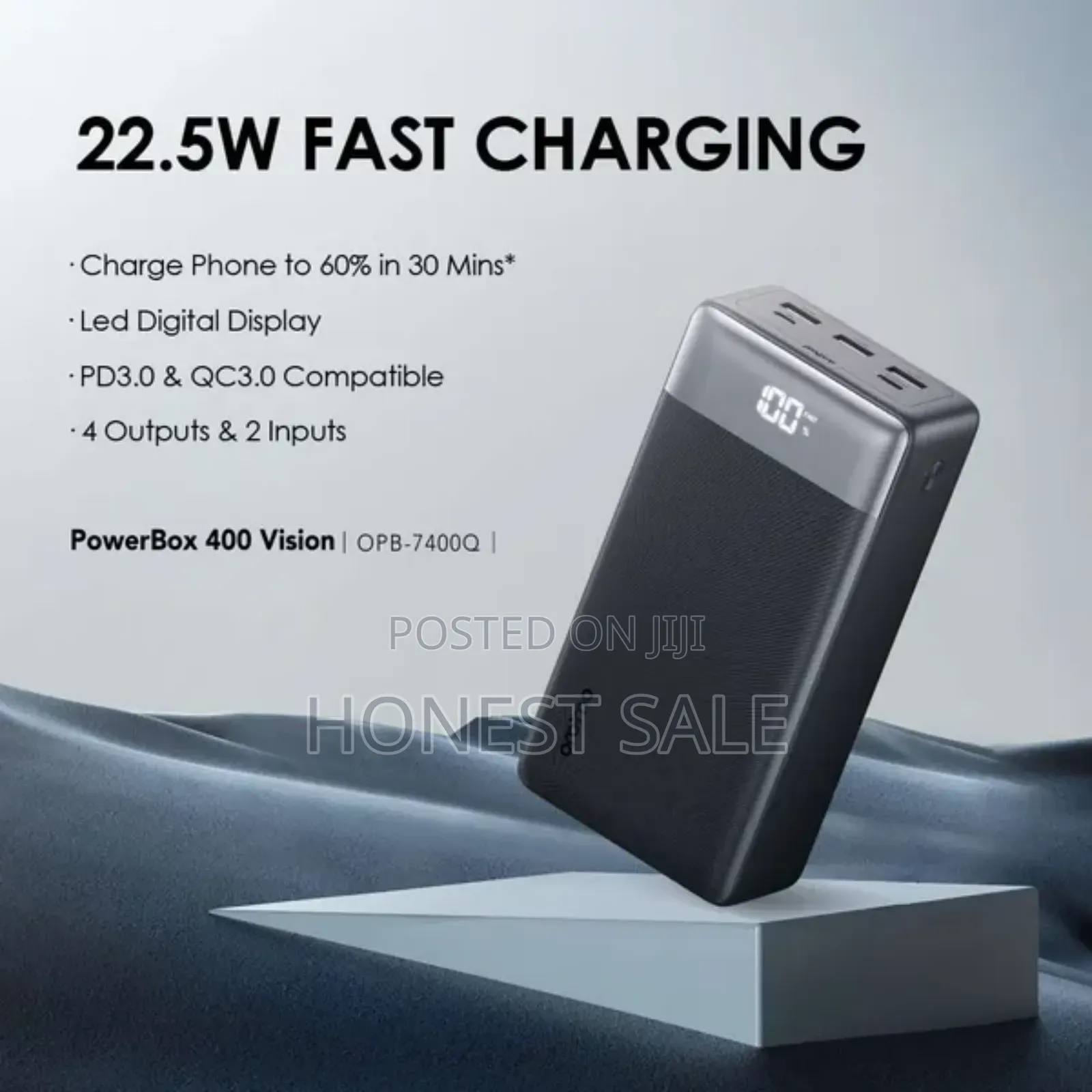 Oraimo Powerbox 400 Vision 40000mah 22.5w Power Bank