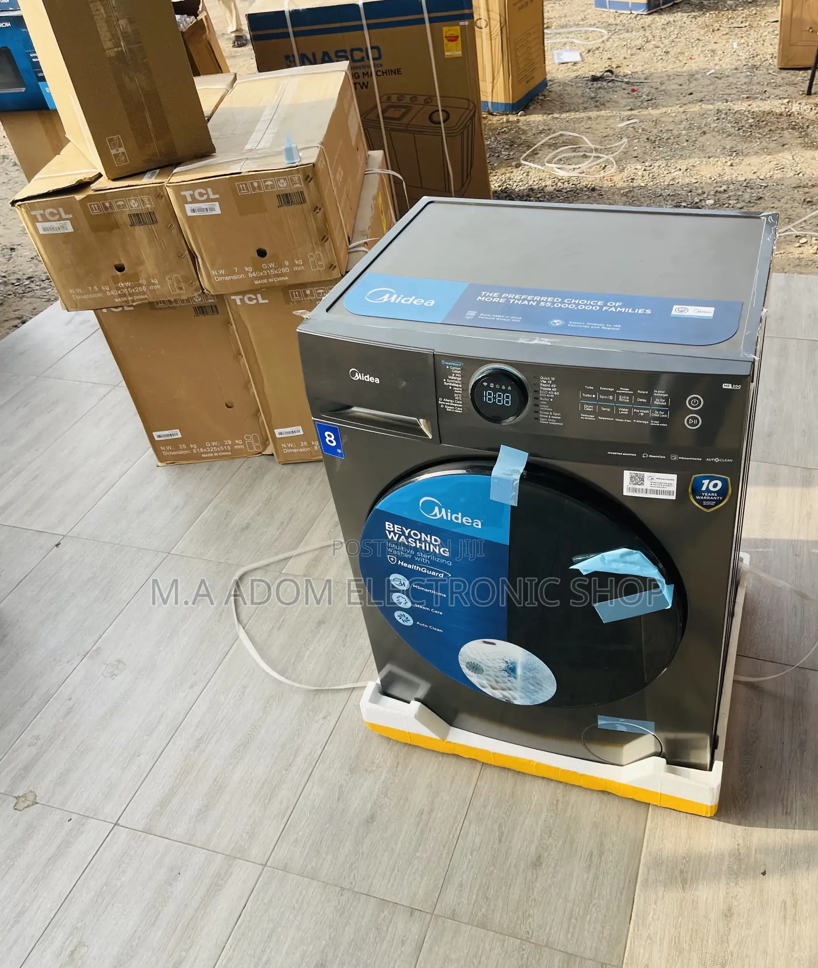 Energy Sufficient Midea MF-200W80WB/T Washing Machine