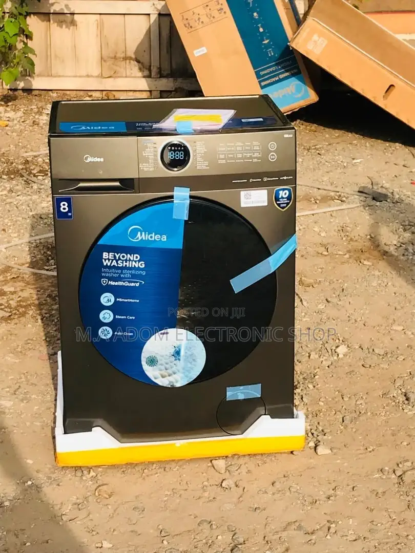 Midea 8kg Front Load Washing Machine:Your Laundry, Perfected