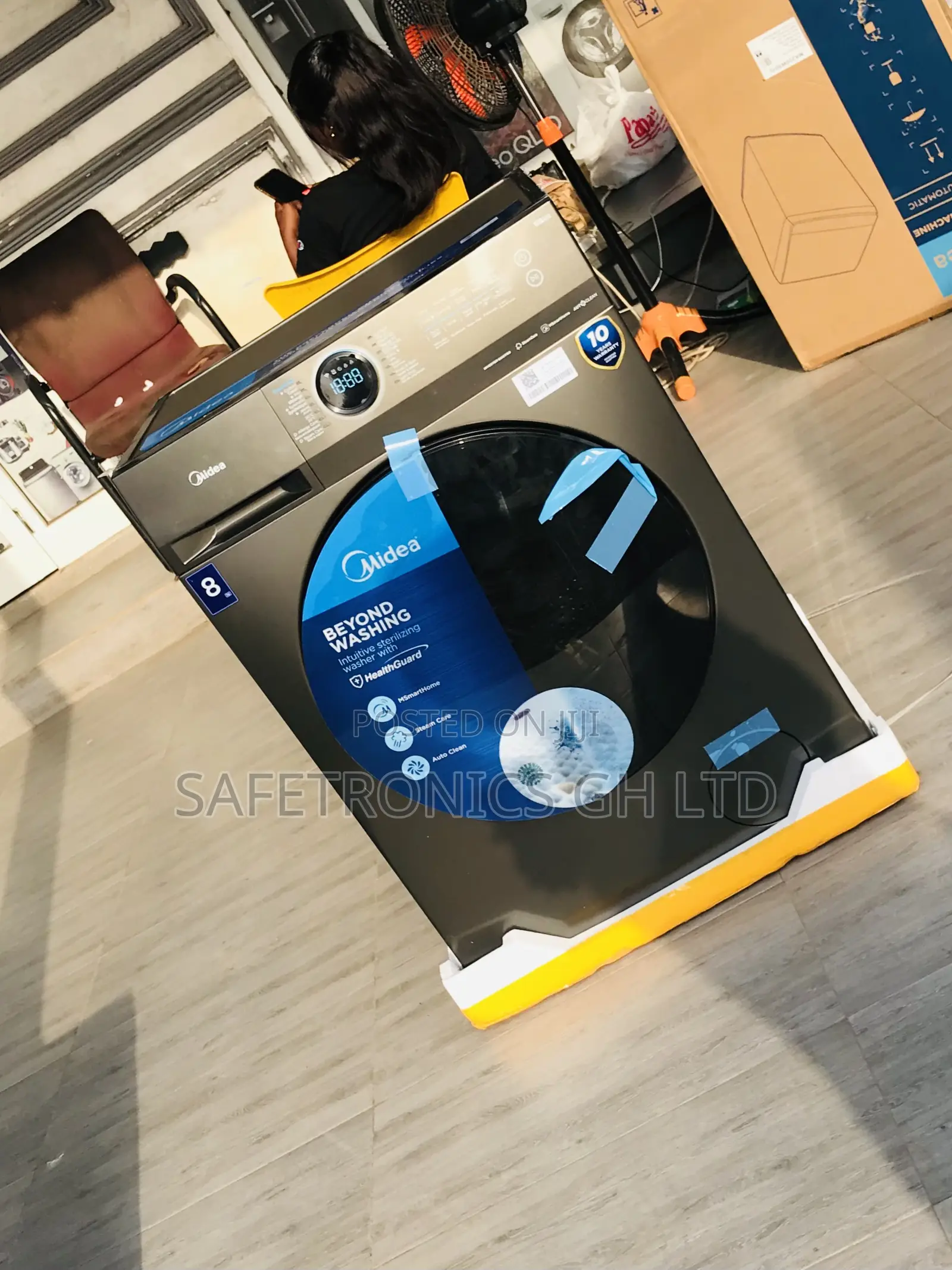 Buy Auto Clean Frontload 8kg Full Auto Midea Washer