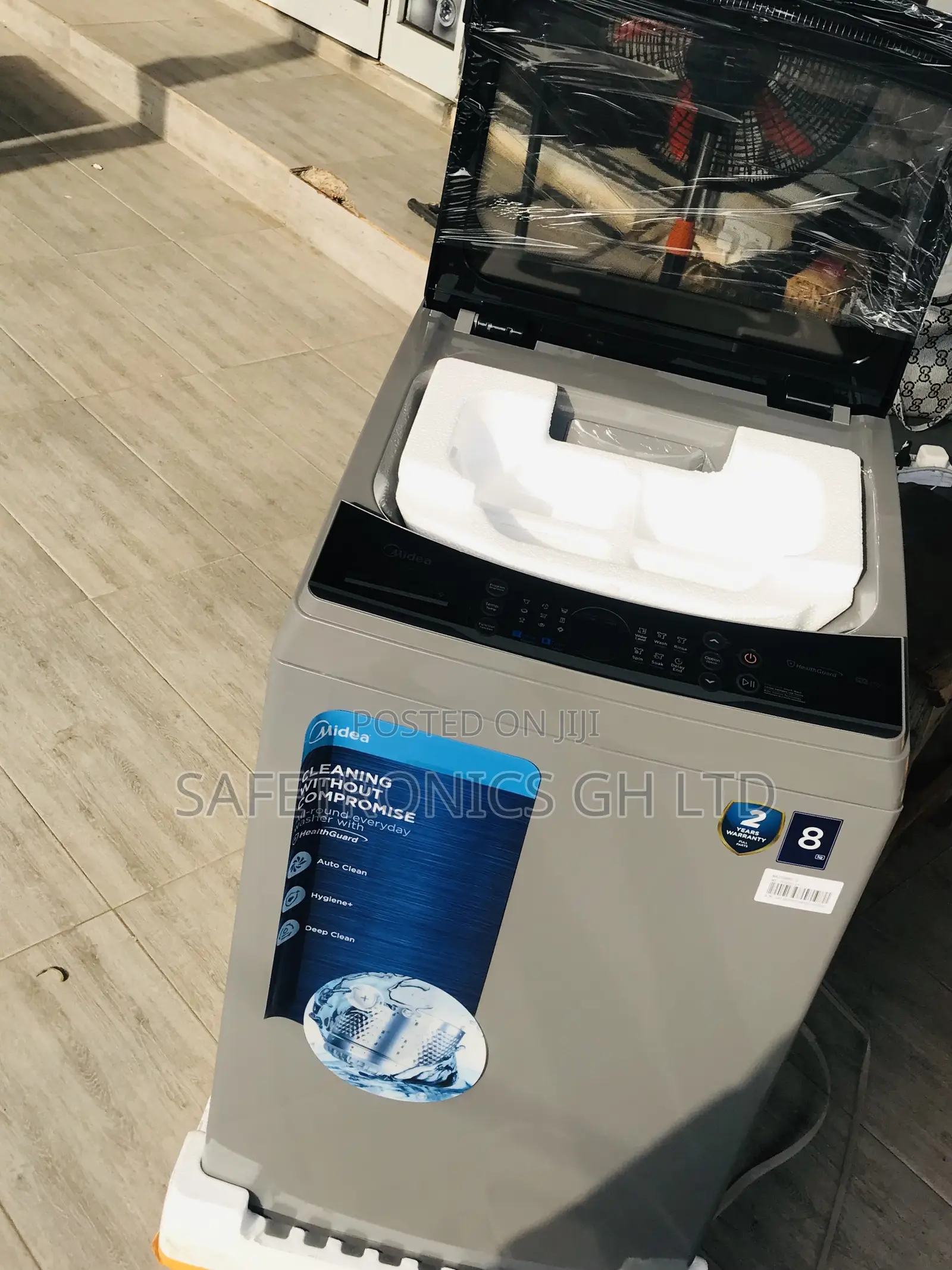 Elegant 8kg Full Auto Midea Washer Topload Washer