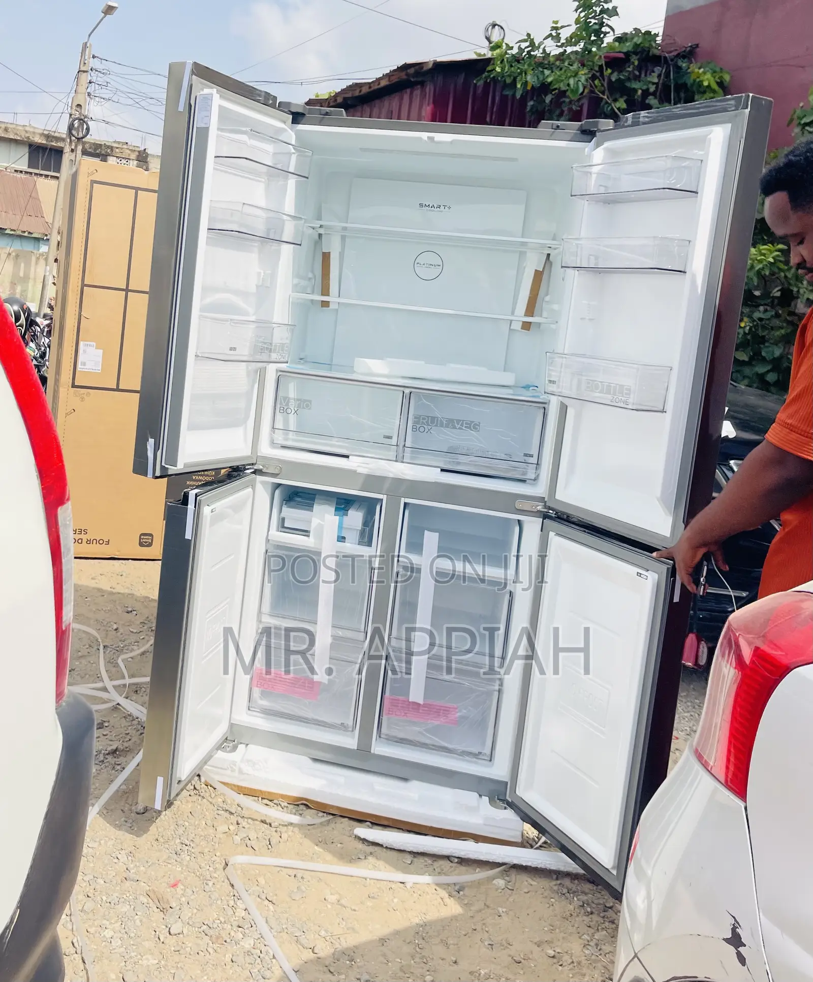 Super Chilling Pearl MDRF632FGN46D Side by Side Fridge.