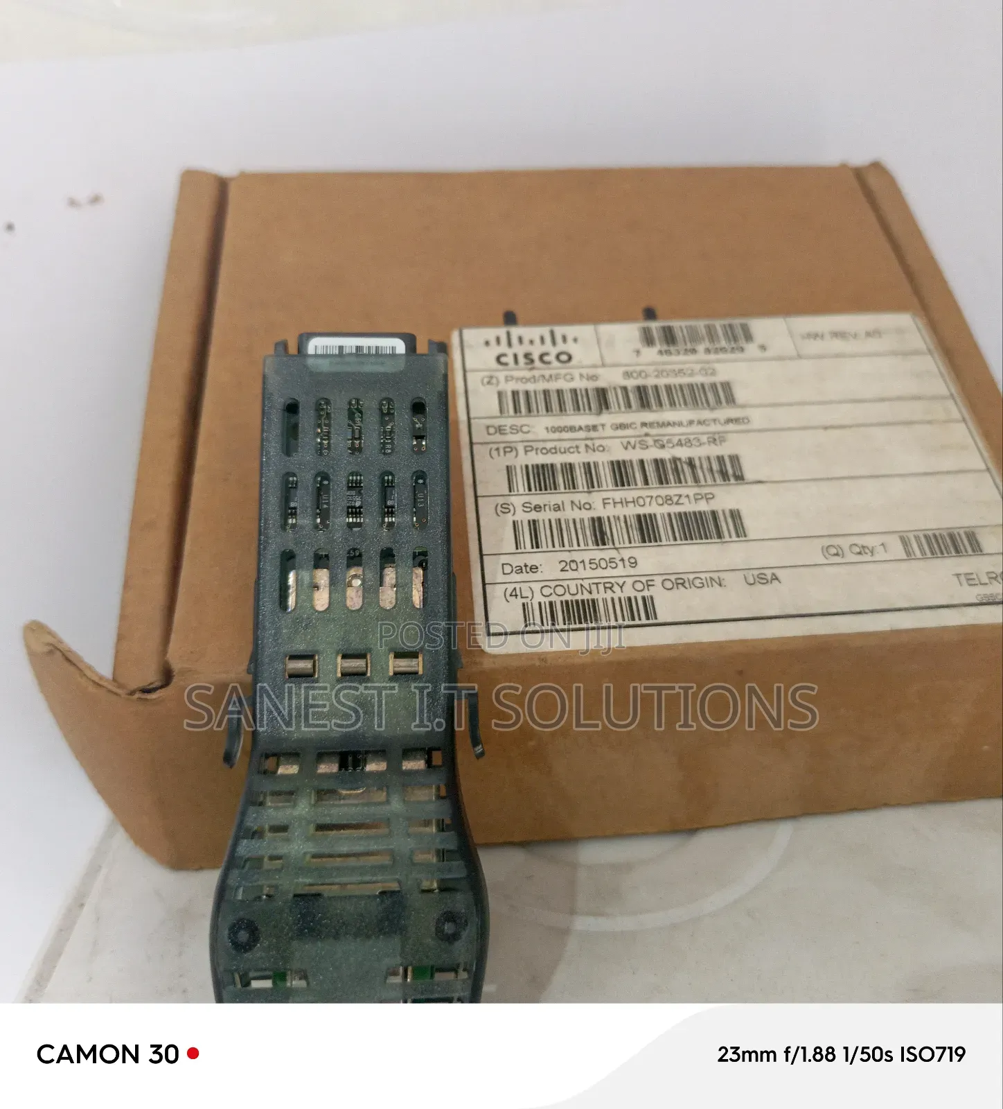 Cisco 1000 BASET GBIC