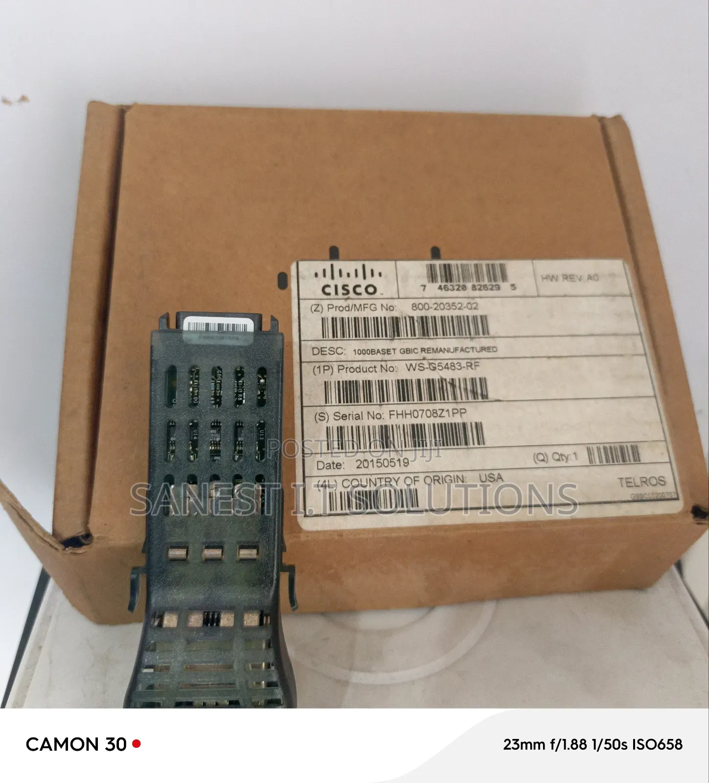 Cisco 1000 BASET GBIC
