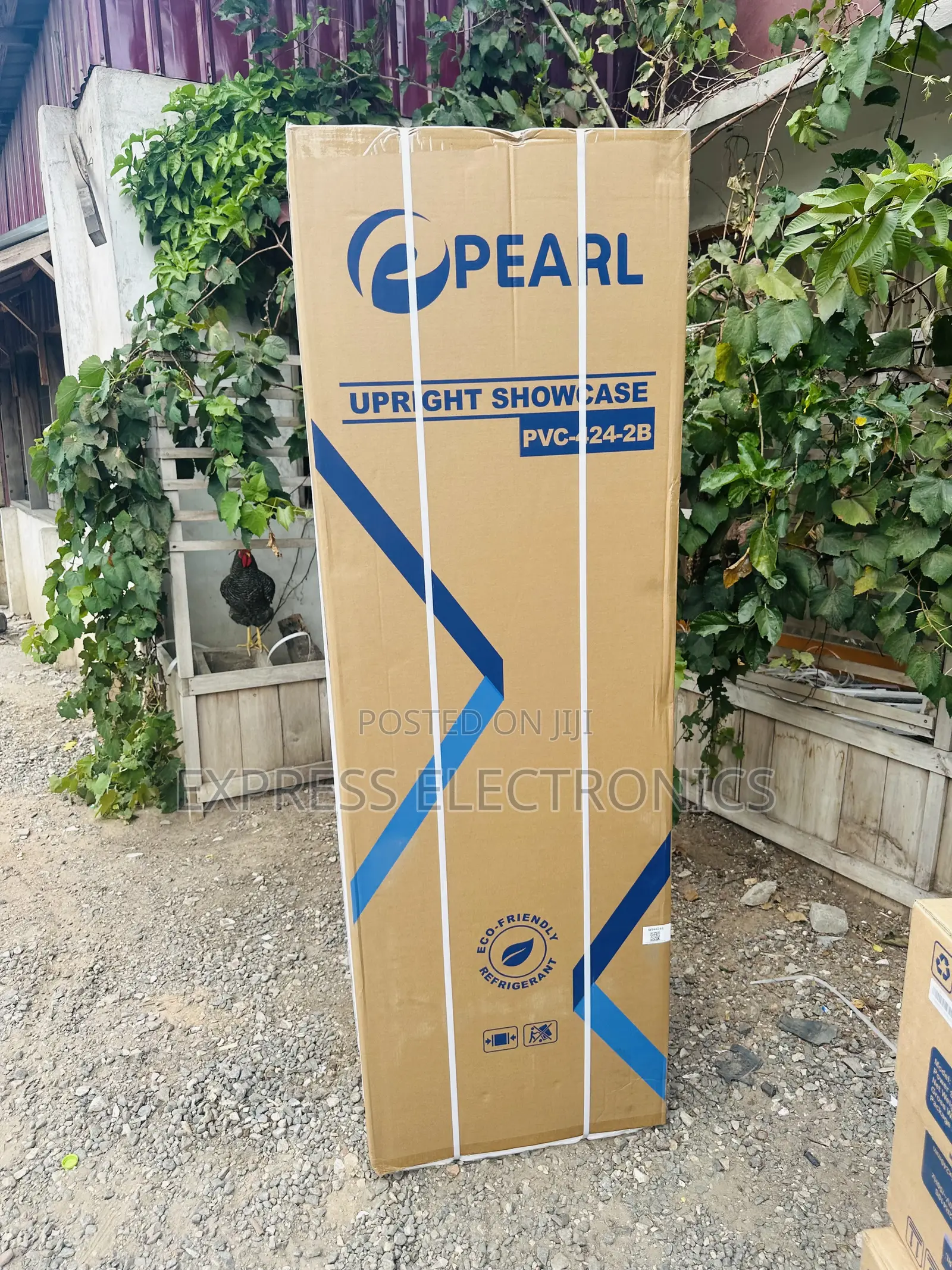 Showcase PVC-424-2B Single Door Fridge Pearl