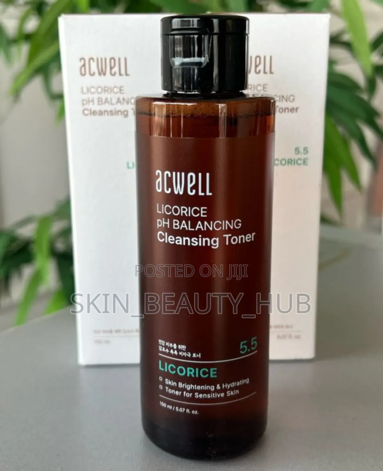 ACWELL Licorice Ph Balancing Korean Toner for Cleansing