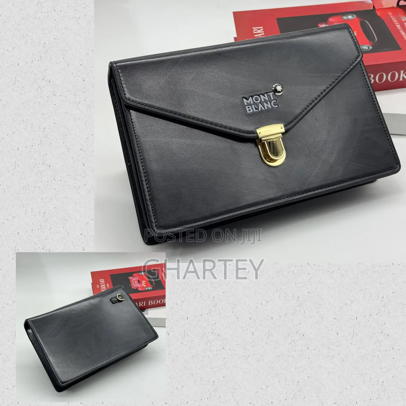 Mont Blanc Large Size Leather Men’S Purse