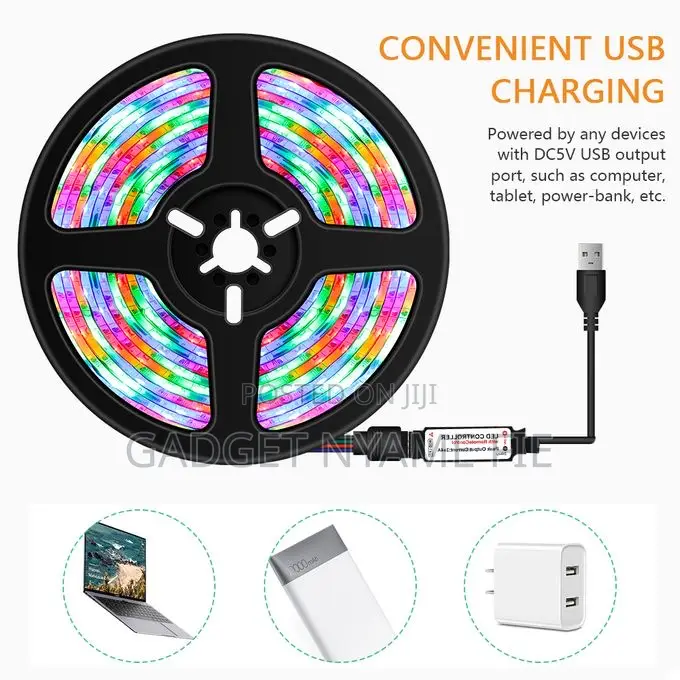 5 Meters Multicolor Led Strip Light With Remote Control