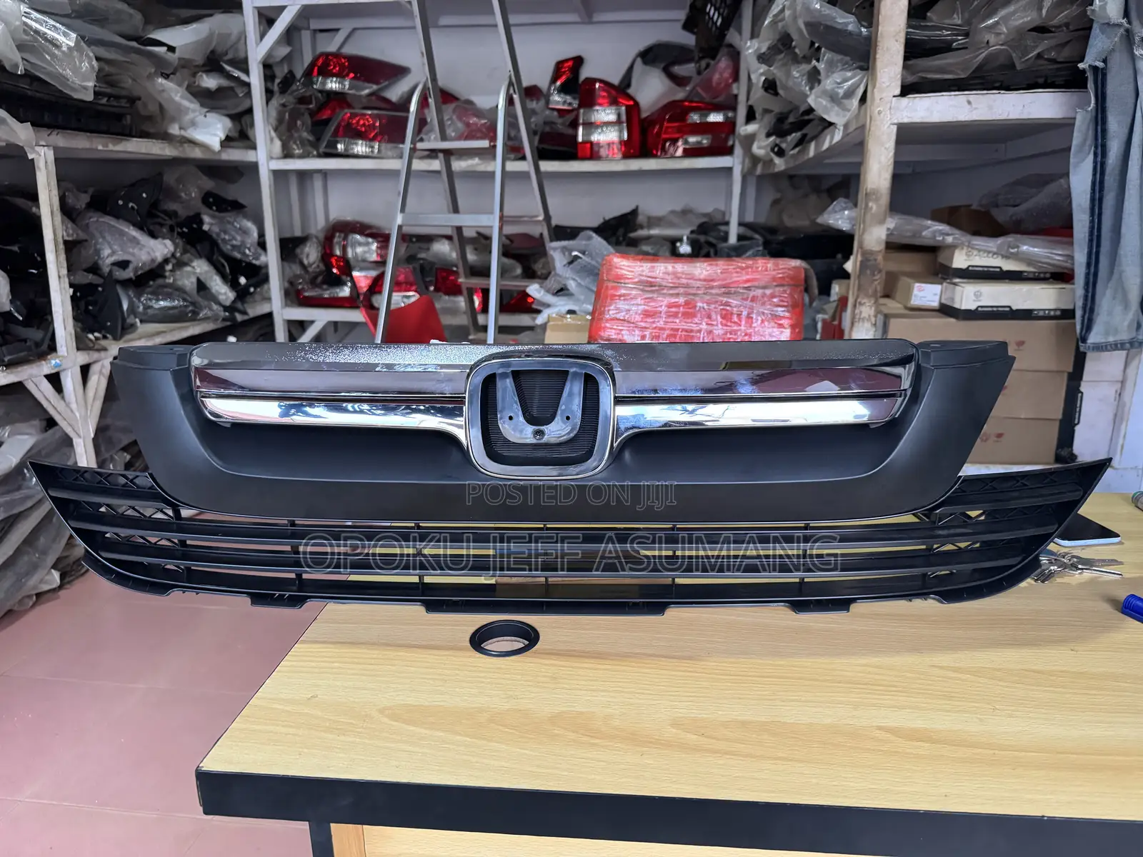 CRV 2007-2009 Front Grille Upper and Lower