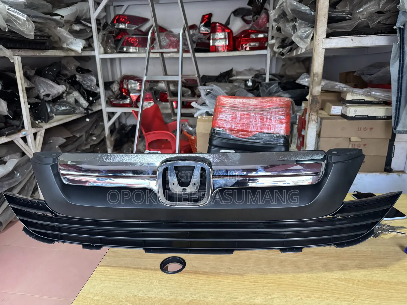 CRV 2007-2009 Front Grille Upper and Lower