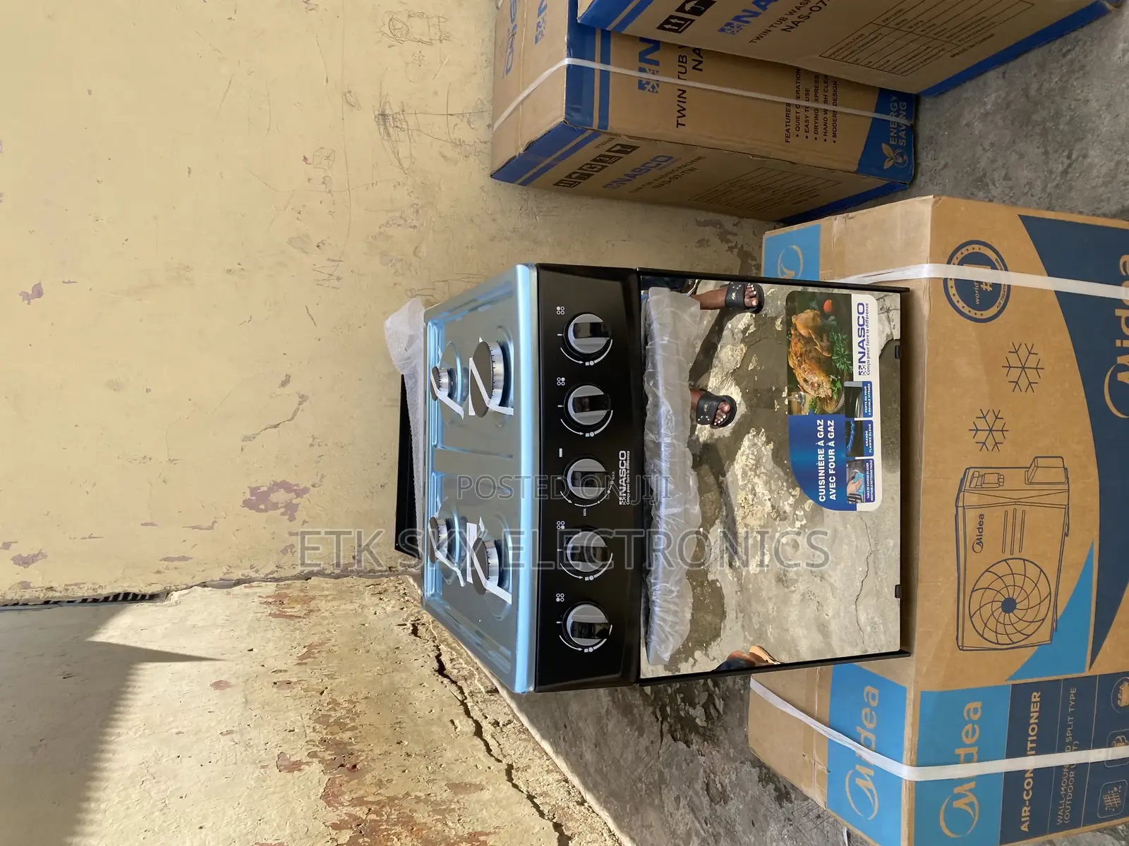 Posh Nasco 4burner Gas Cooker With Oven