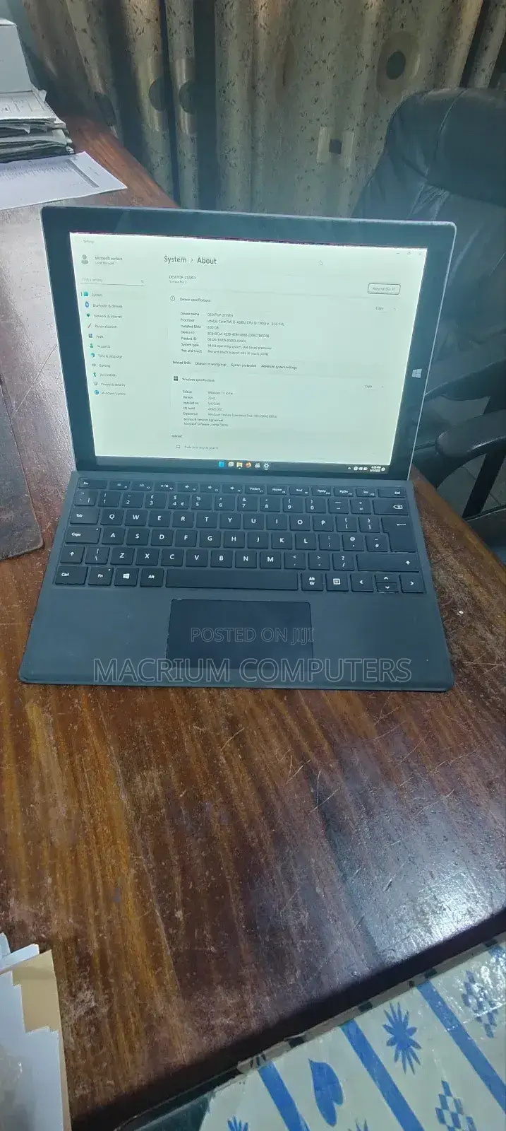 Laptop Microsoft Surface Pro 4 8GB Intel Core I7 SSD 256GB