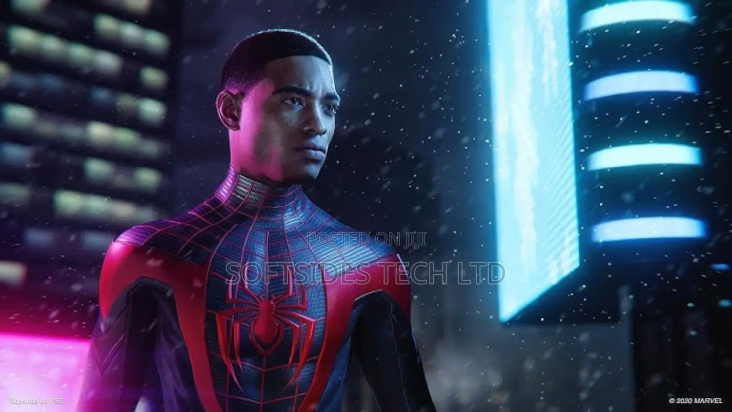 Spiderman Miles Digital Game Installation for Playstation 4