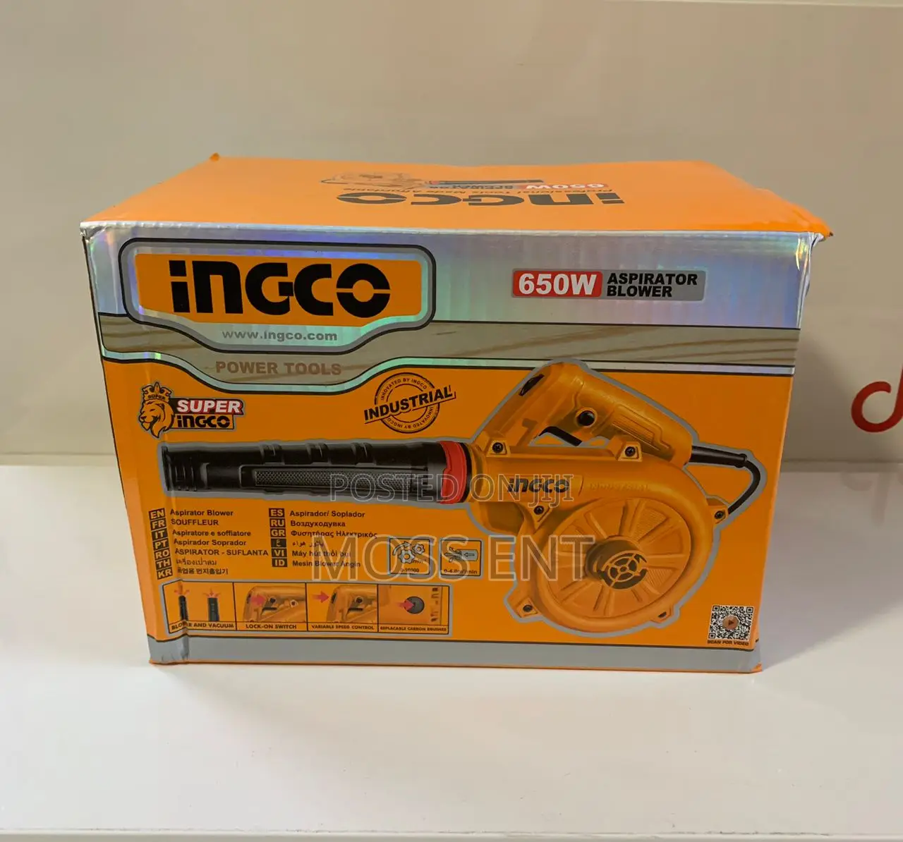 Ingco Aspirator Blower 650w - Ab6038