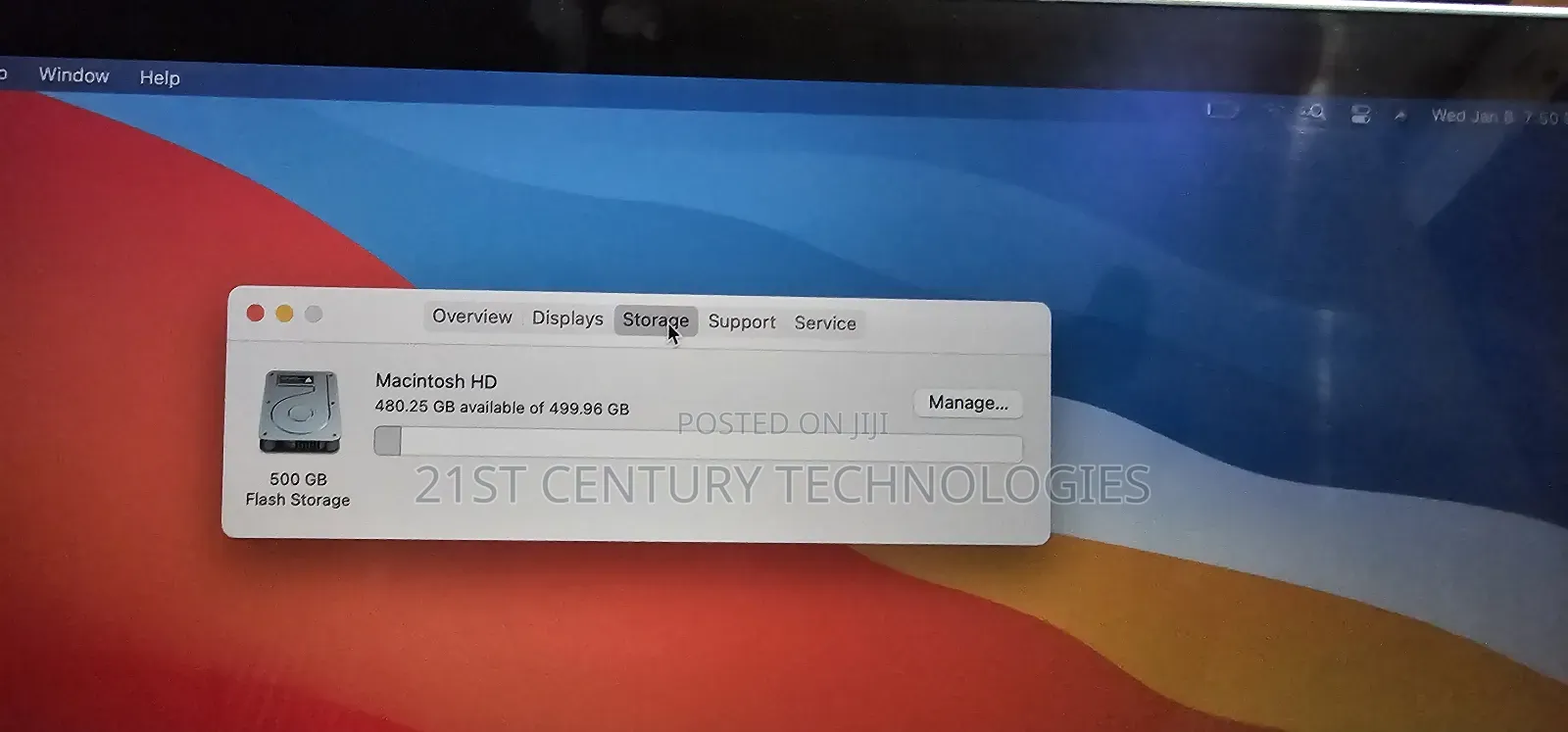 Laptop Apple MacBook Pro 2017 8GB Intel Core i5 SSD 512GB
