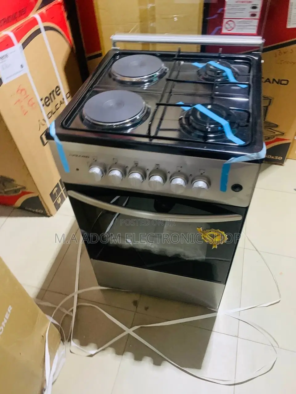 Volcano 50x50 2 Electric 2 Gas Oven