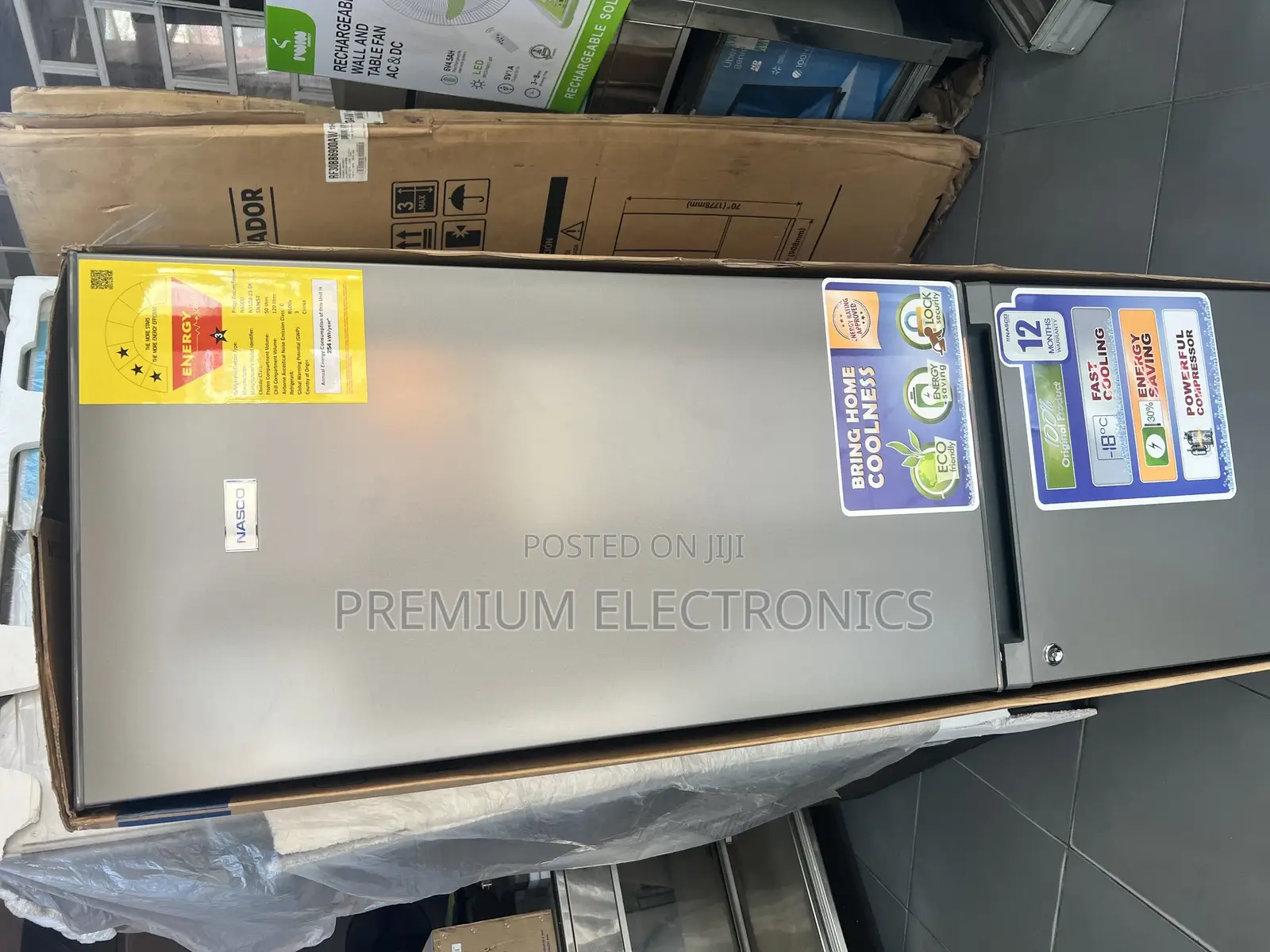 Xmas Promo Nasco 170l Nasd2-23-sk Bottom Freezer 3star