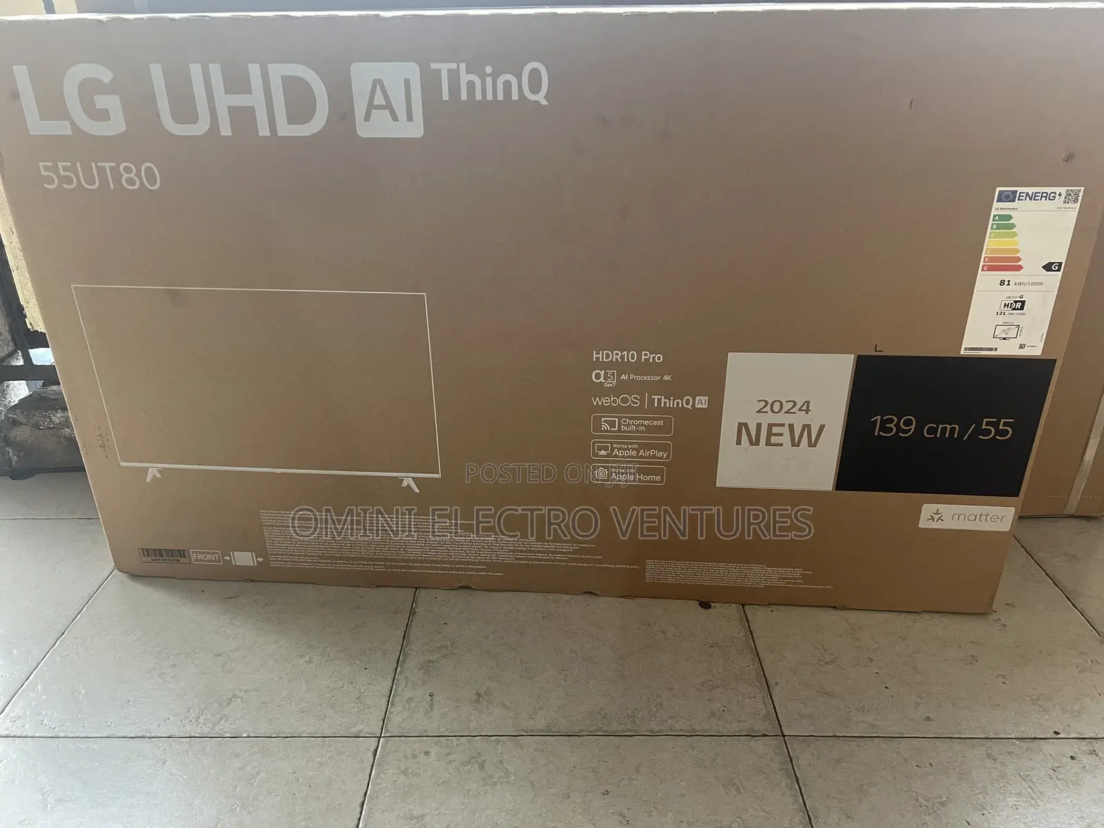 Brand New Lg 55” UHD Series 8