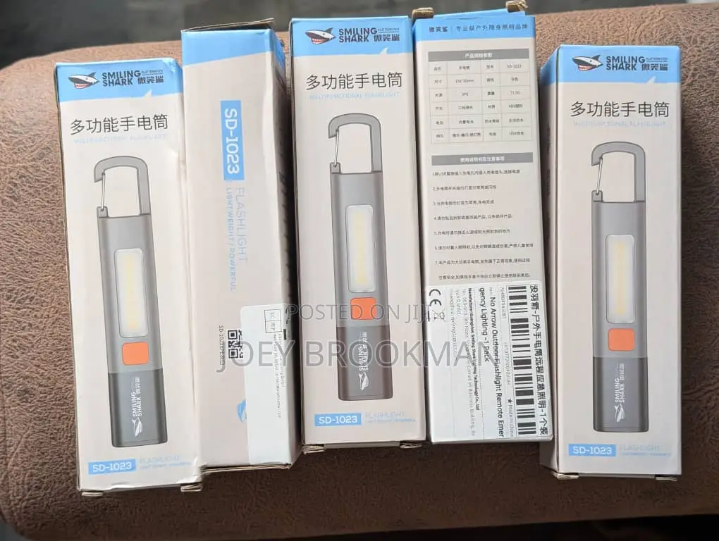 New Xiaomi Portable LED Flashlight USB Rechargeable
