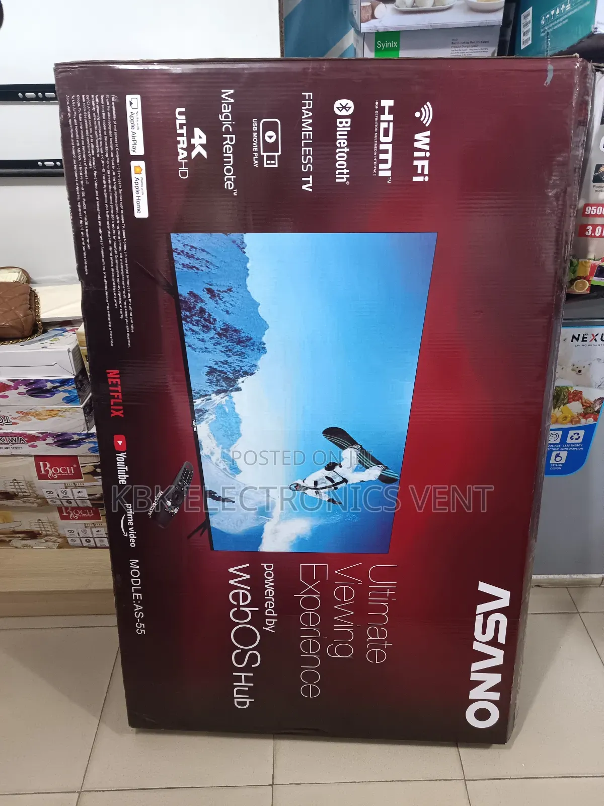 Asano 55" Smart Uhd -webos-2025