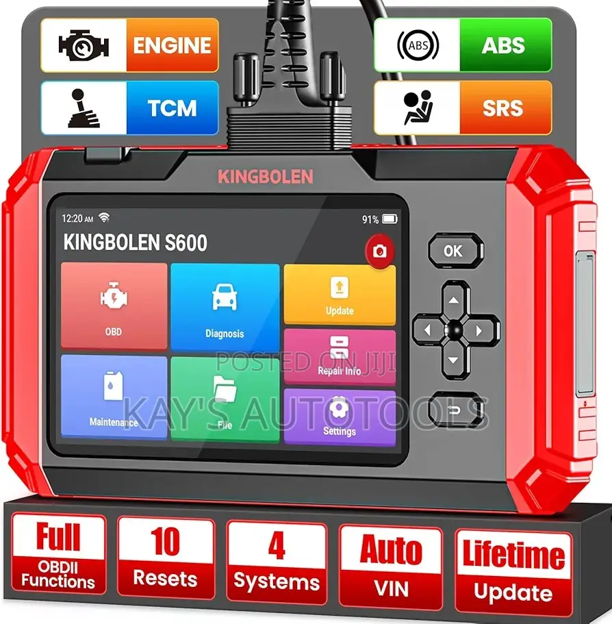Kingbolen S600 4system 10 Resets Car Scanner Free Updates