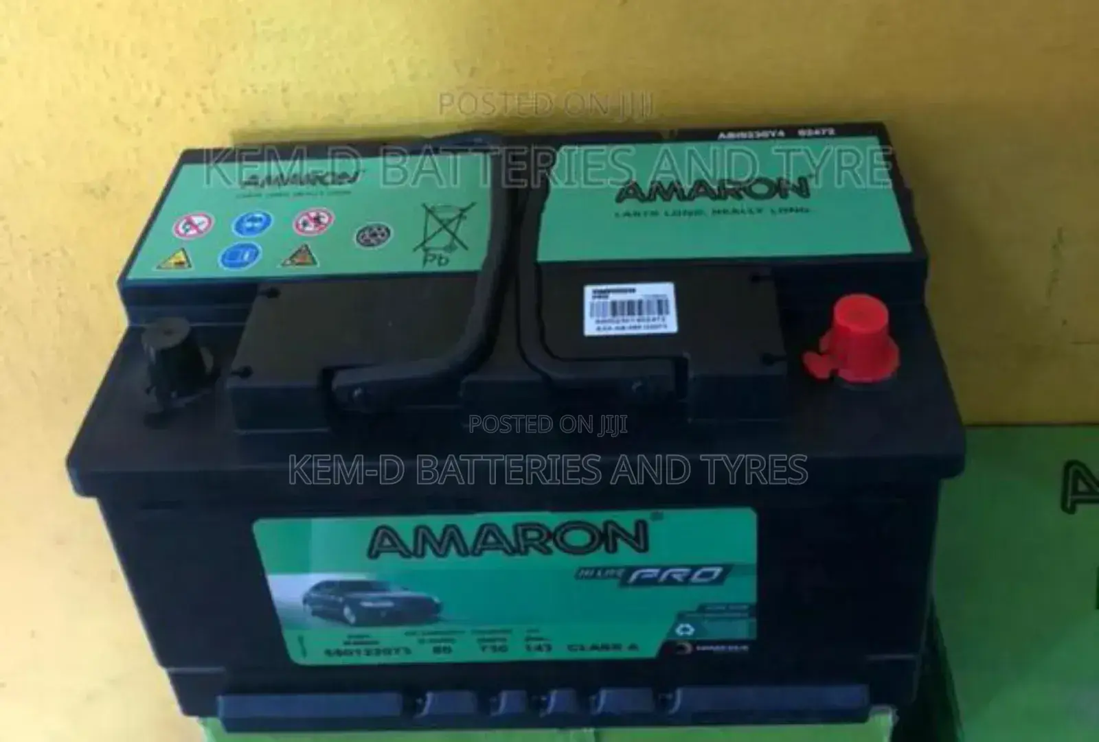 17 Plates 80ah Amaron Battery For Benz And Bmw