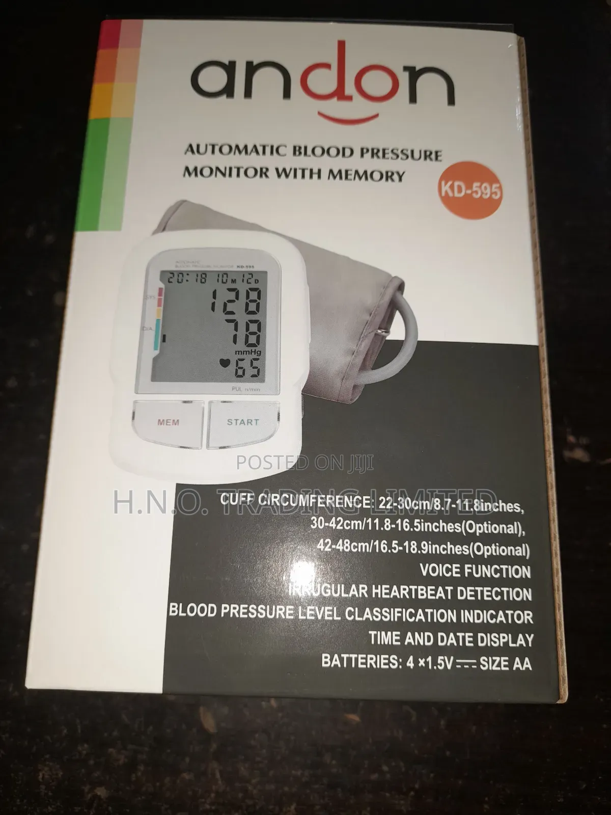 Andon Blood Pressure Monitor