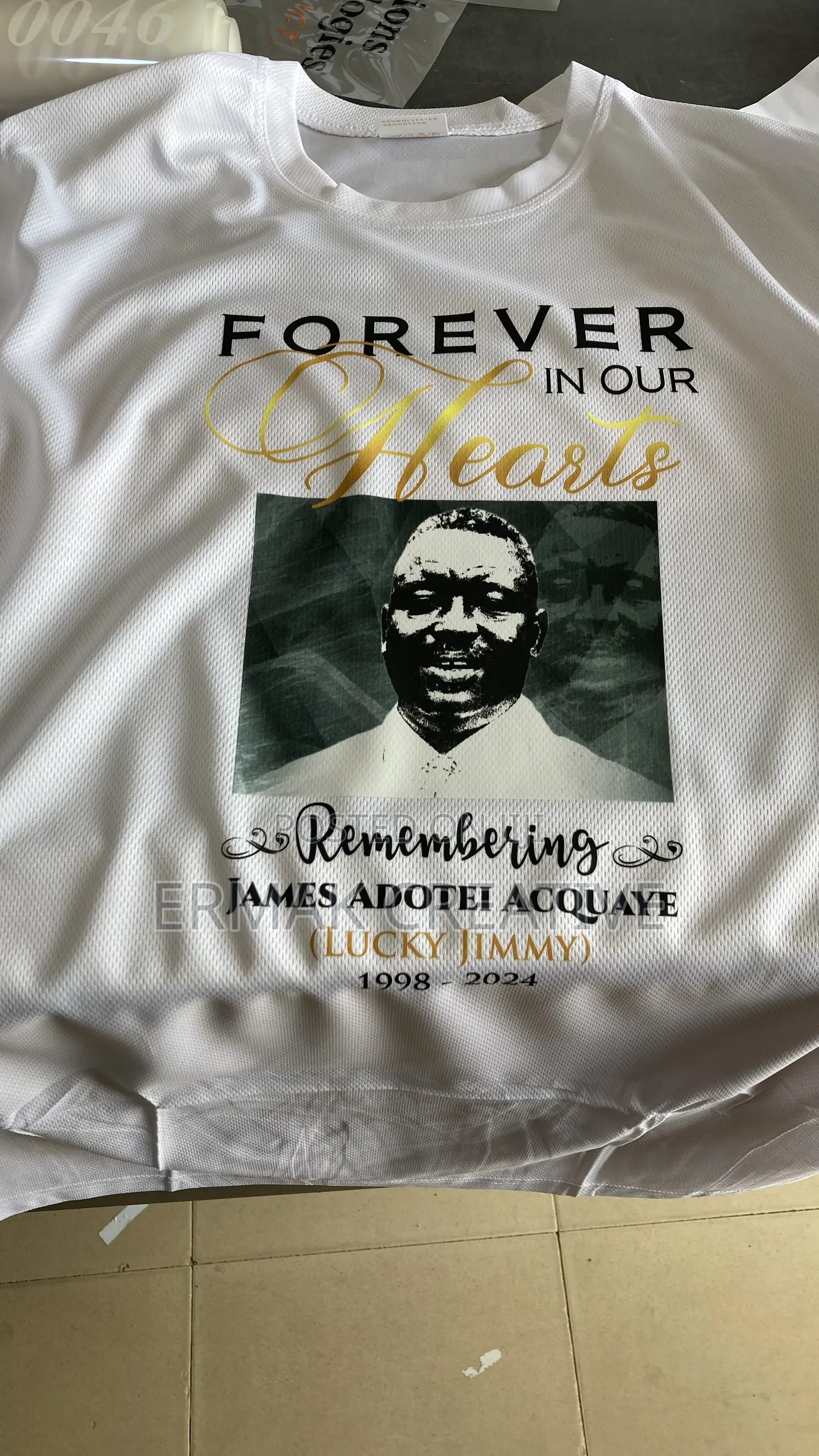 Funeral / Memorial T-Shirt Print