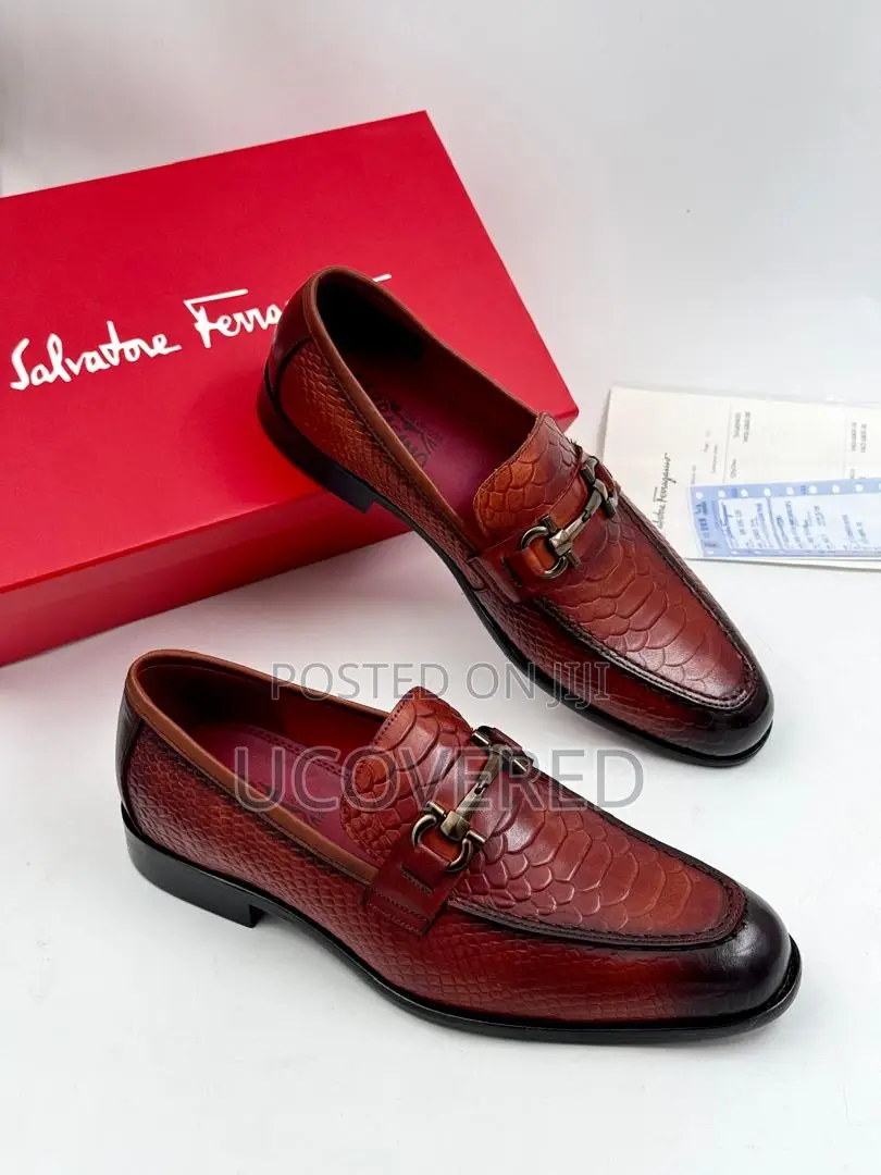 Salvatore Ferragamo Men’S Leather Executive Shoes