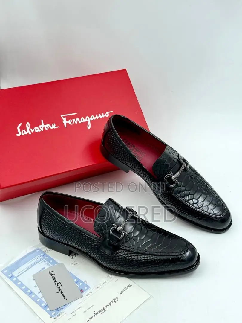 Salvatore Ferragamo Men’S Leather Executive Shoes