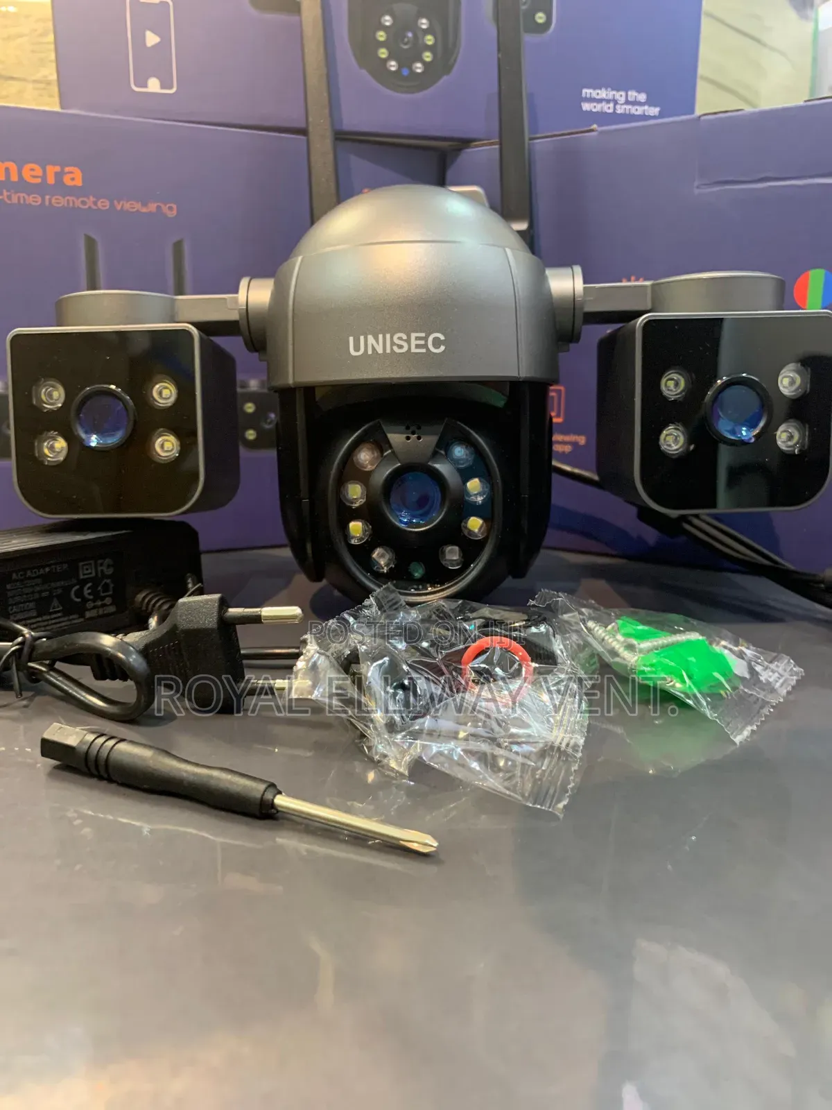 3 Lens Wifi PTZ Camera