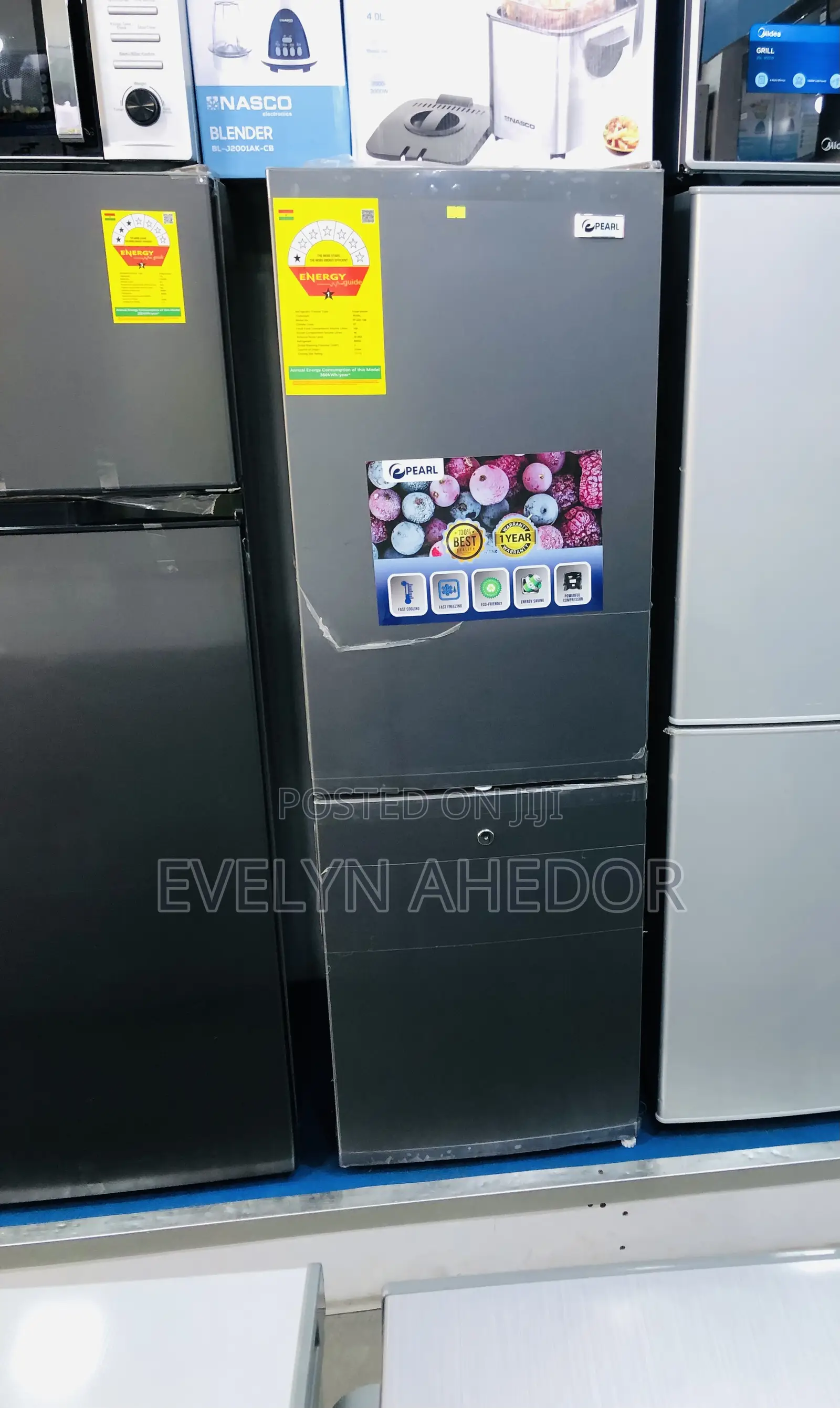Pearl Bottom Freezer 157liters Available