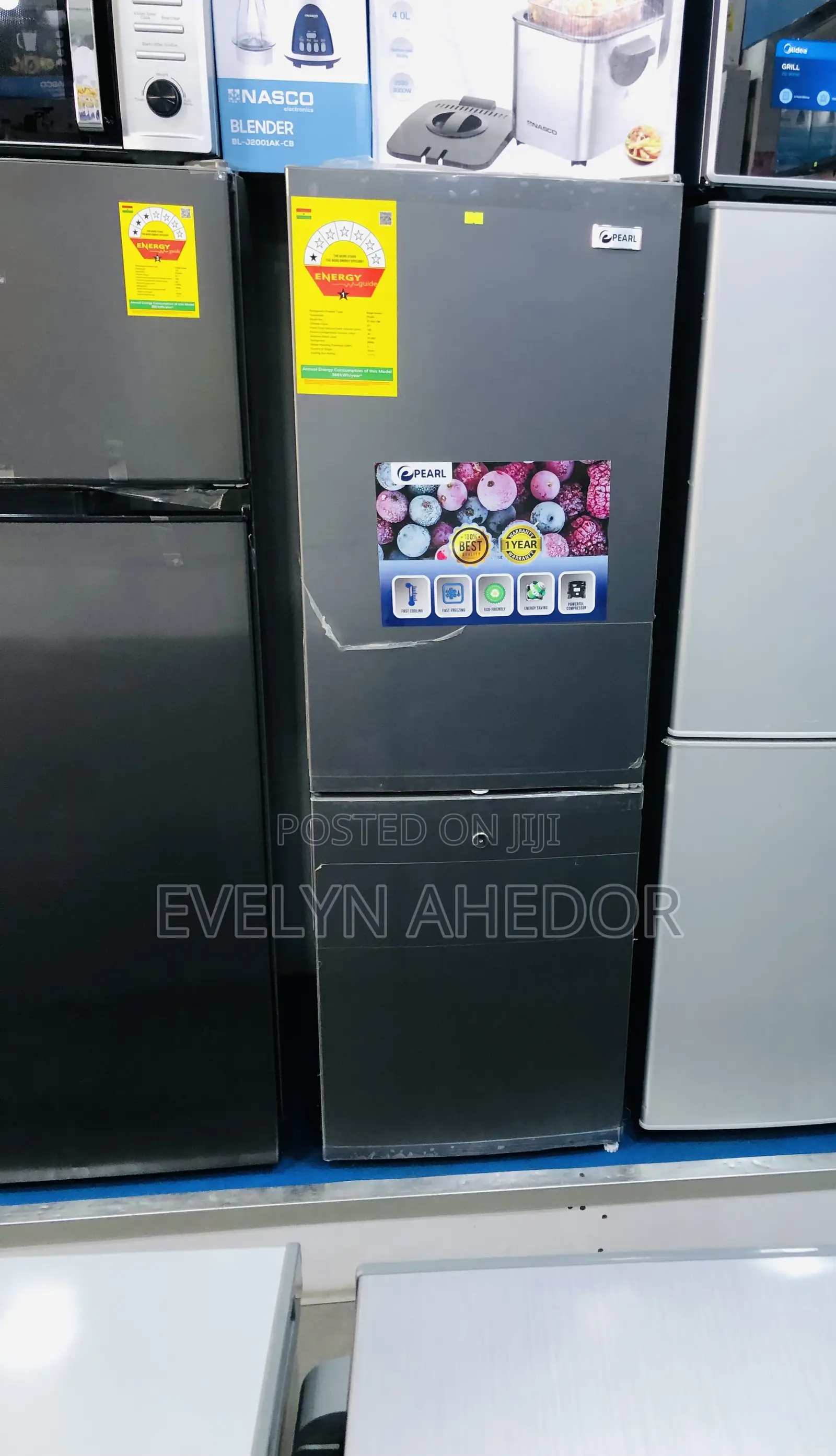 Pearl Bottom Freezer 157liters Available