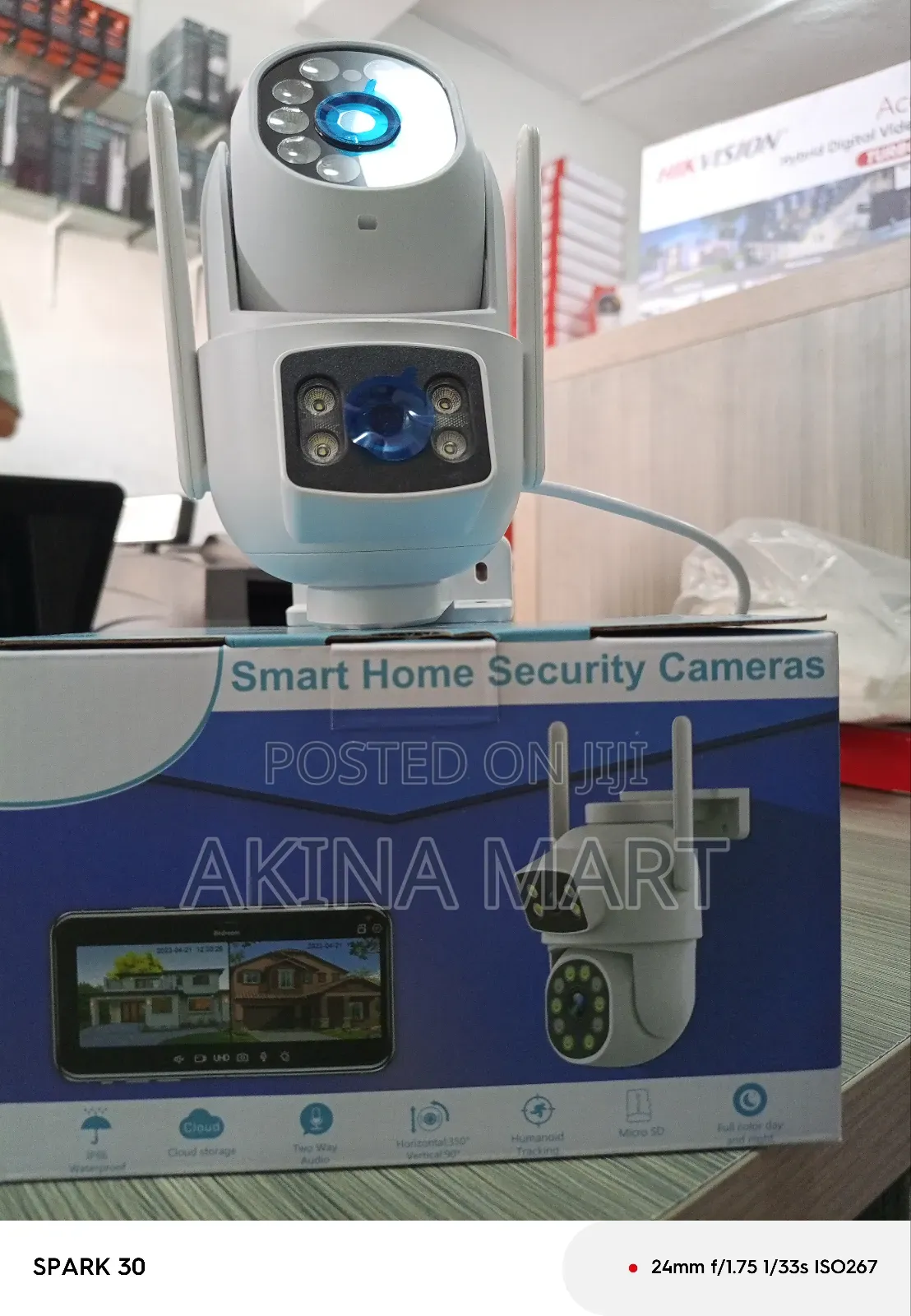 Smart Home Security Camera Dual Lens