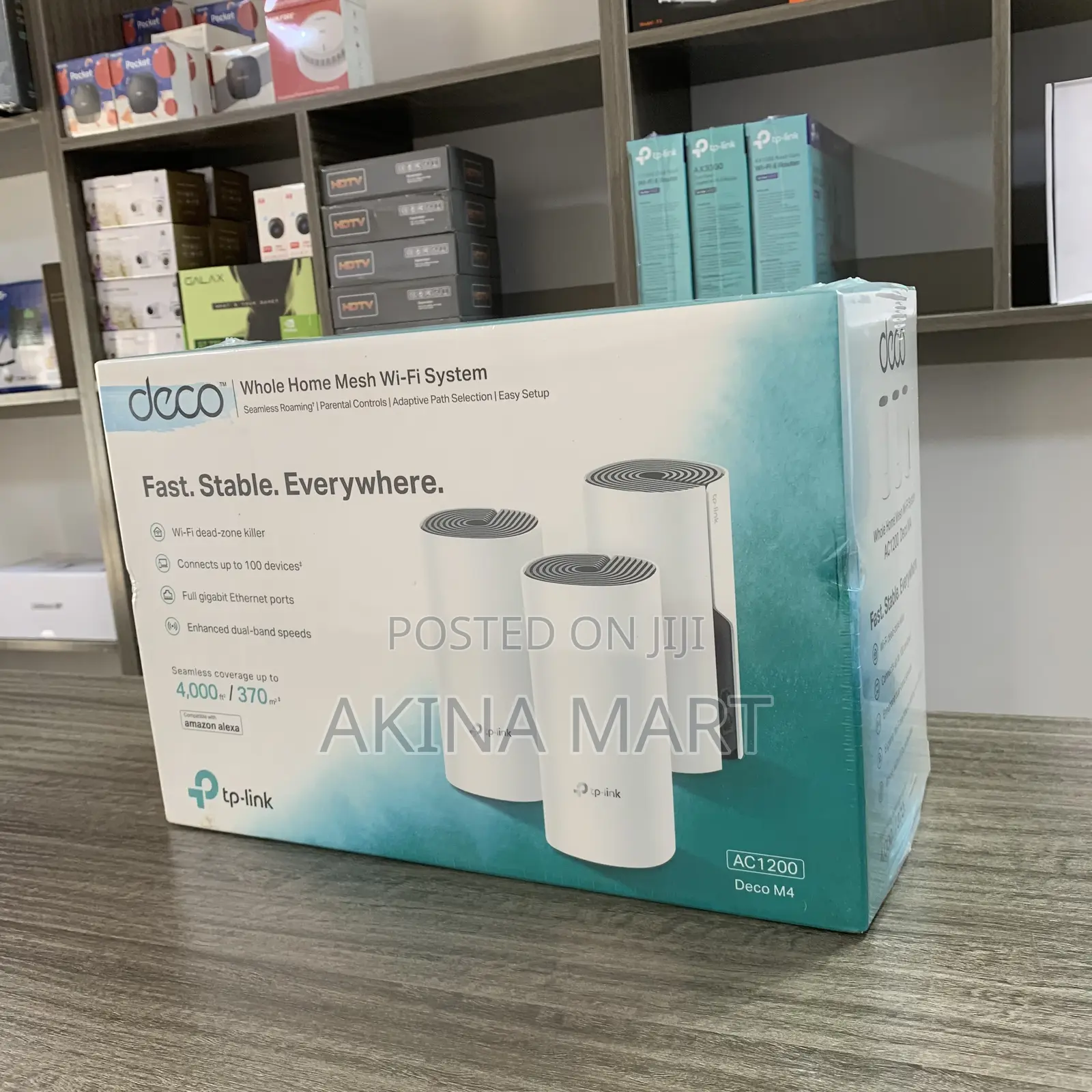 Tp Link Deco M4 Wi-Fi Mesh Ac1200 Wi-Fi Dead Zone Killer
